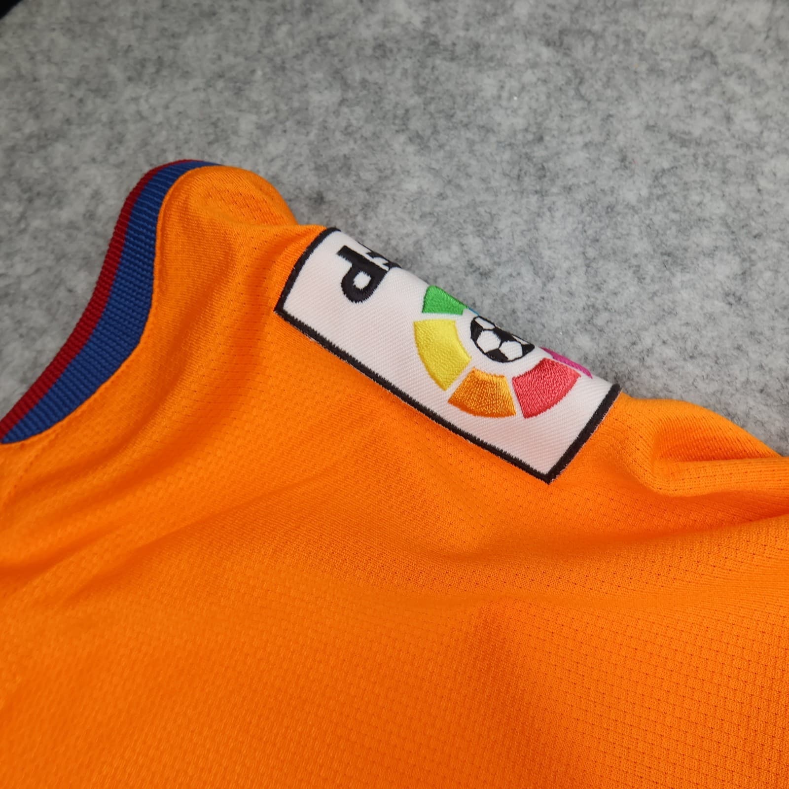 Vintage Barcelona Shirt 2XL Orange Away Kit 2006 2007 Nike Soccer Jersey photo 9