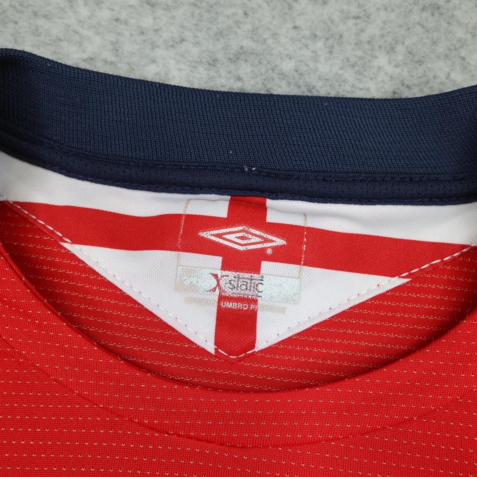 Vintage England Away Shirt Mens XL Red 2004 2006 Football Umbro Beckham 7 photo 8