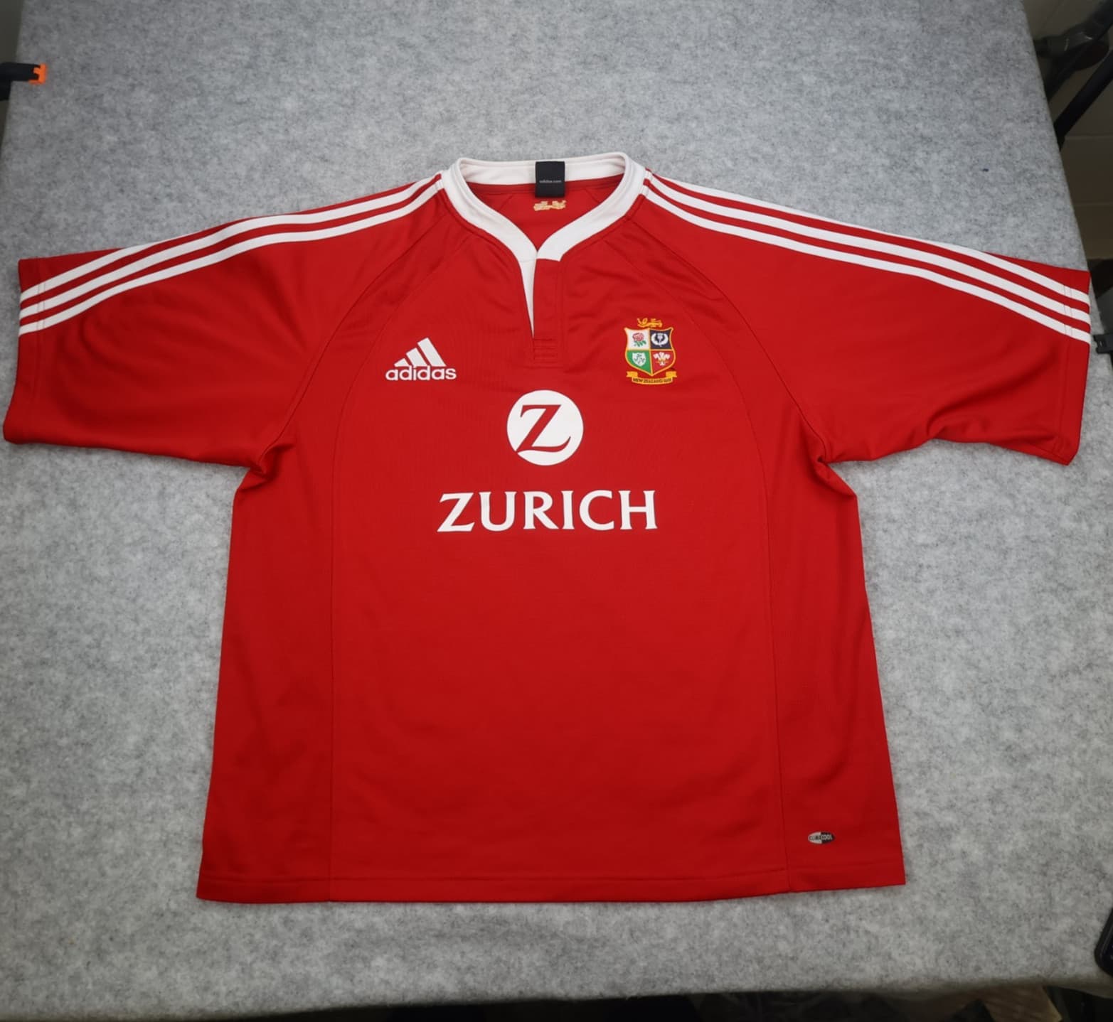 Lions Rugby Shirt Extra Large Home Adidas Jersey 2009 South Africa Tour British