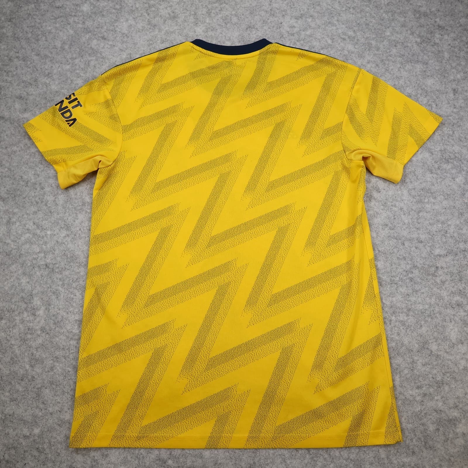 Arsenal Shirt Medium Yellow Away Kit 2019 2020 Adidas Soccer Jersey photo 2