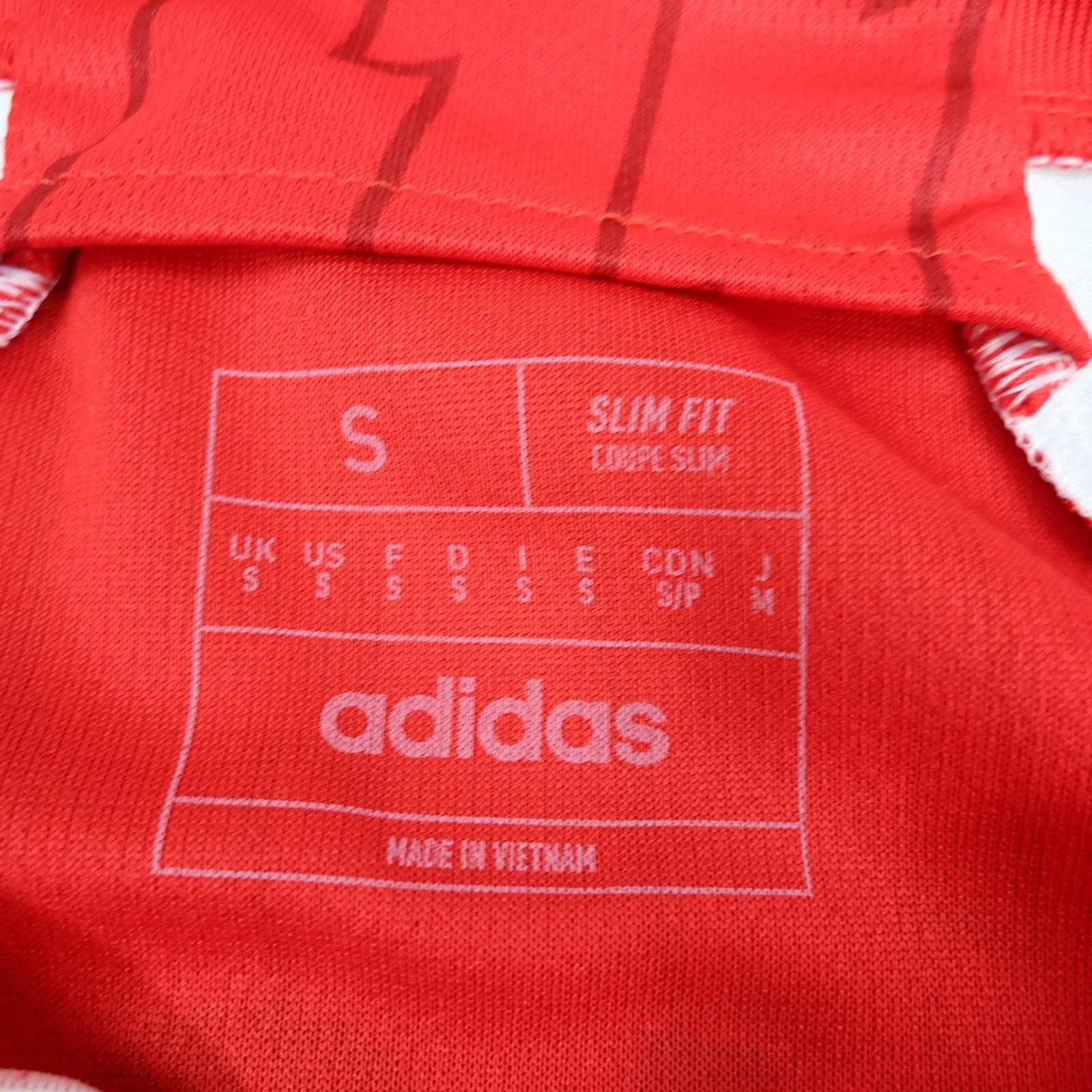 Arsenal Shirt Mens Small Red Home 2023 2024 EPL Football Adidas Rice 41 Jersey photo 7