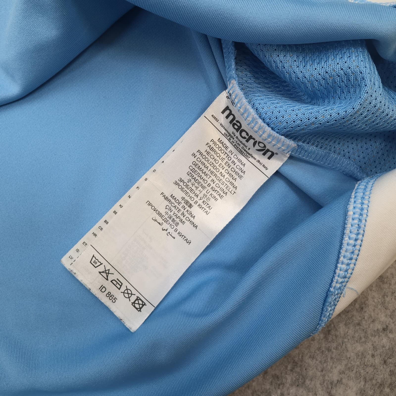 Stoke City Away Shirt 2XL Blue 2017 2018 EPL Soccer Macron Shaqiri 22 Jersey photo 11