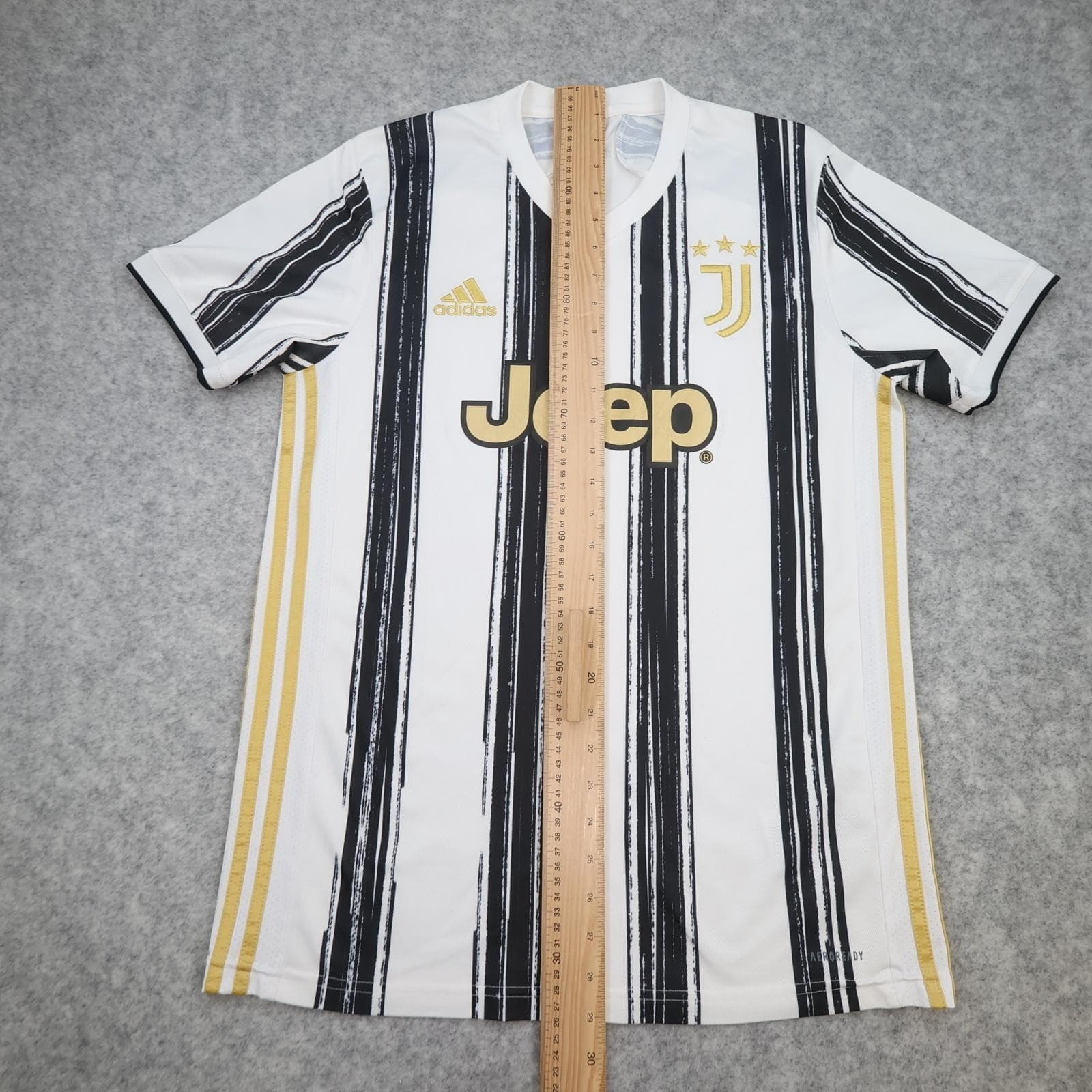 Juventus Shirt Mens Medium White Home 2020 2021 Football Adidas Jeep AEROREADY photo 12