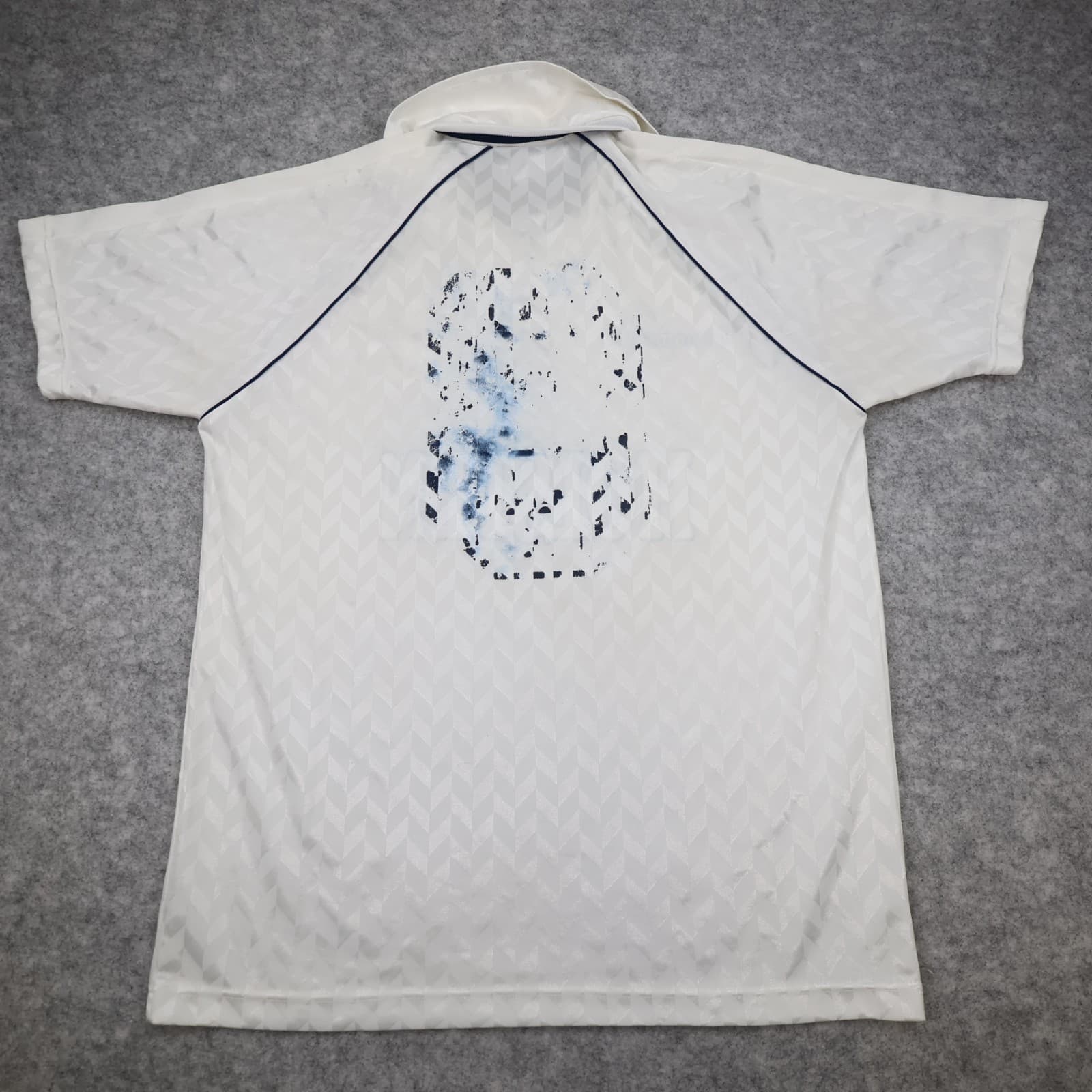 Vintage Tottenham Hotspur Shirt XL White Home Kit 1987 1989 Soccer Jersey 80s photo 2