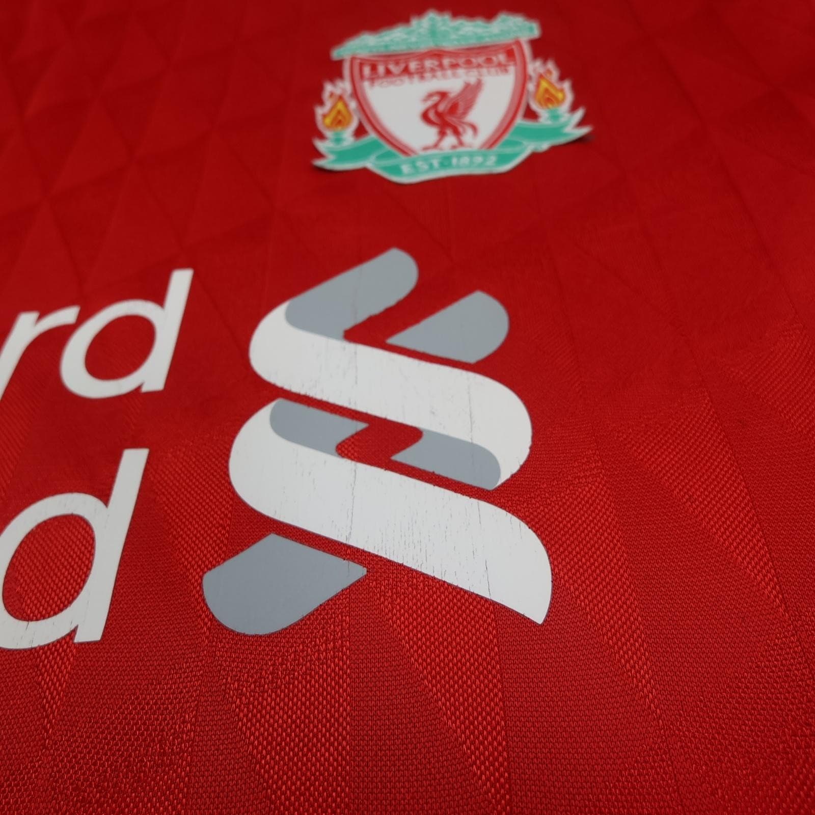 Liverpool Shirt Mens XL Red Home 2010 2012 Football Adidas Standard Chartered photo 6