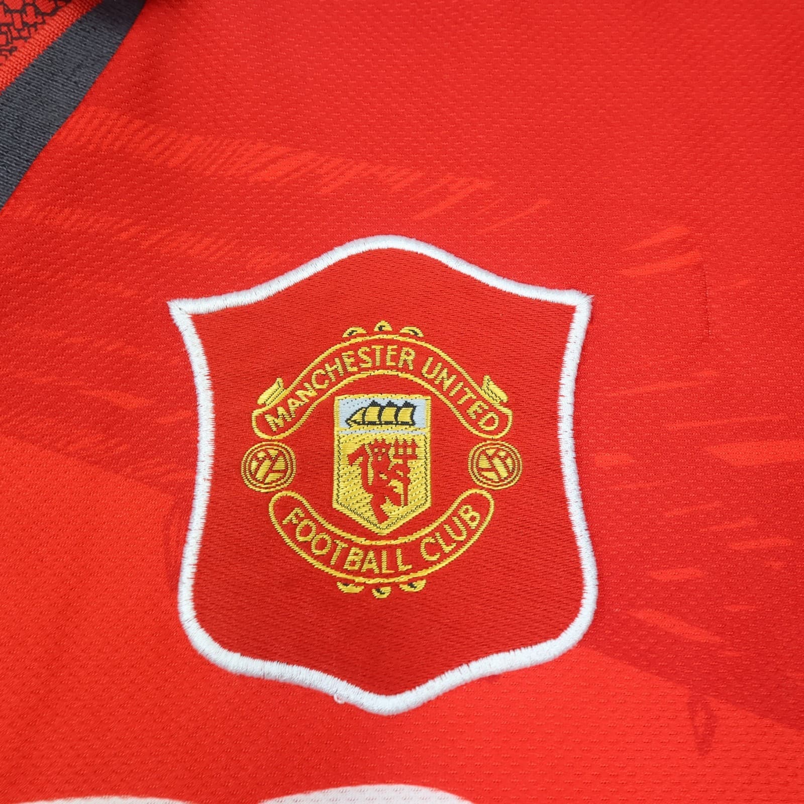 Vintage Manchester United Shirt Large Red Home 1994 1996 Umbro Soccer Jersey photo 4