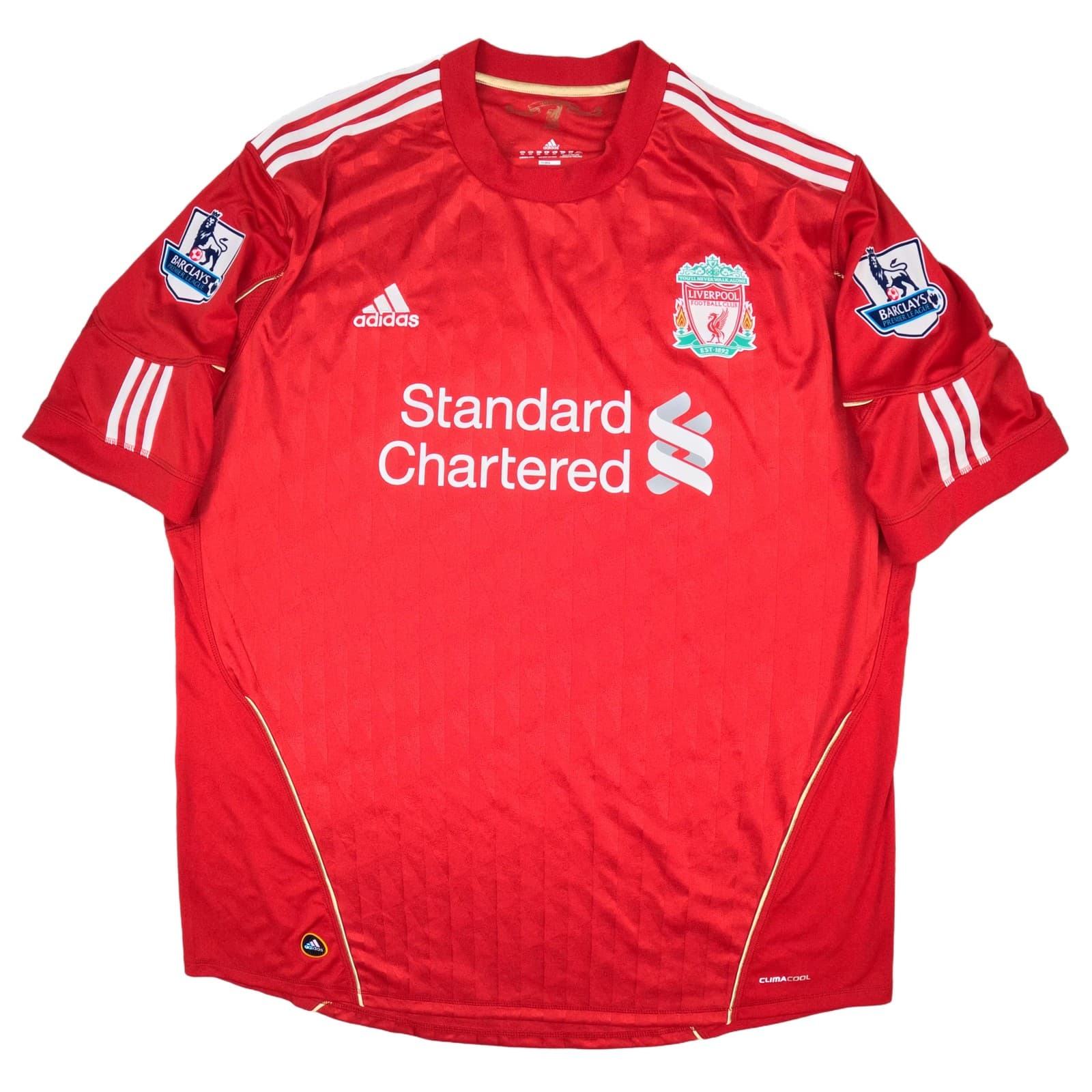 Liverpool Football Shirt Adult 2XL Red Home 2010 2012 adidas Torres 9 Jersey photo 2