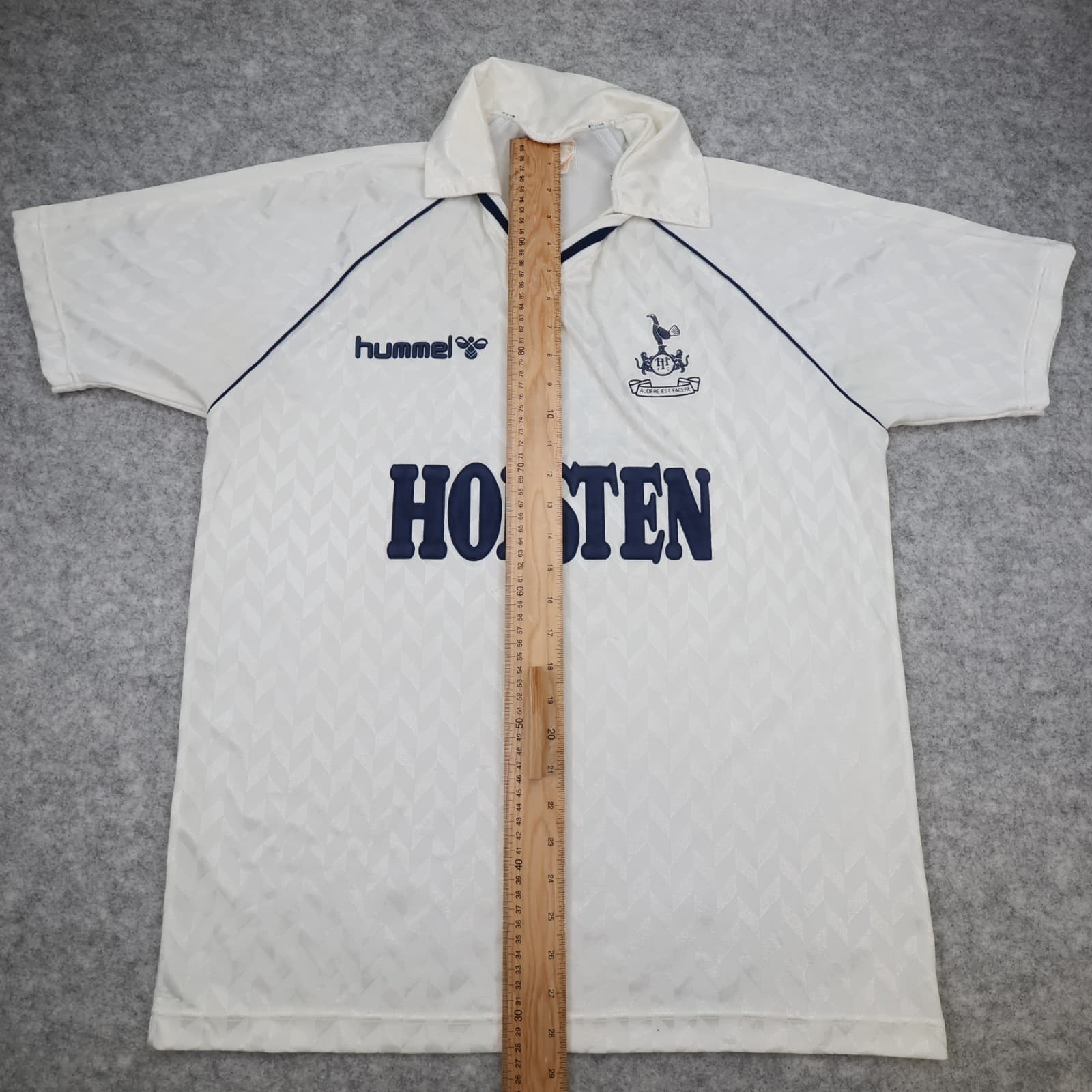 Vintage Tottenham Hotspur Shirt XL White Home Kit 1987 1989 Soccer Jersey 80s photo 11