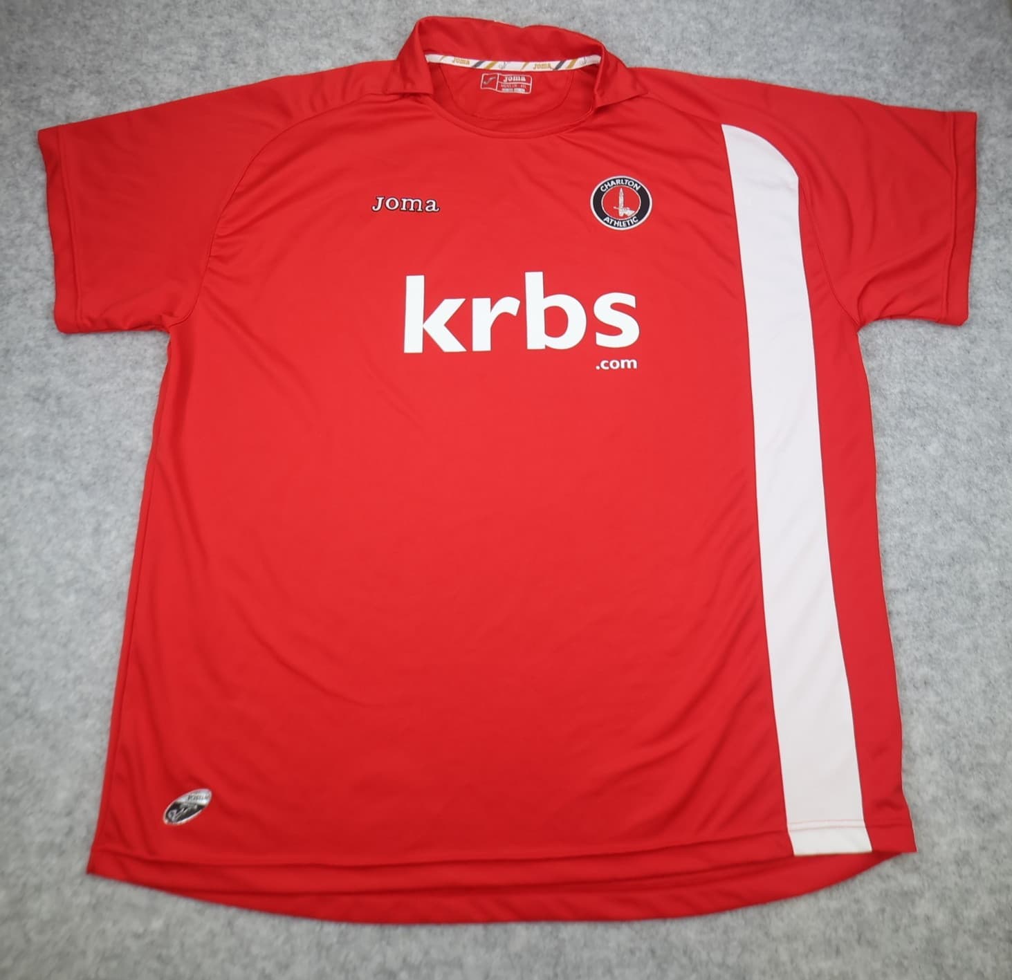 Charlton Athletic Shirt 4XL Red Home Kit 2009 2010 Joma Soccer Jersey XXXXL