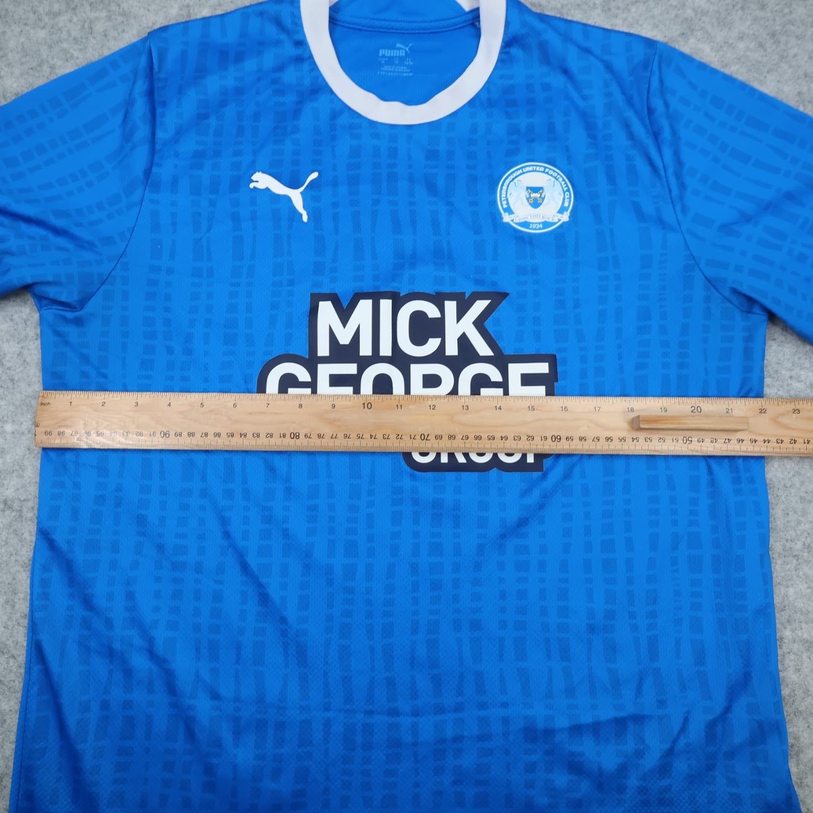 Peterborough United Shirt Extra Large Blue Home Kit 2022 2023 Puma Jersey XL photo 10