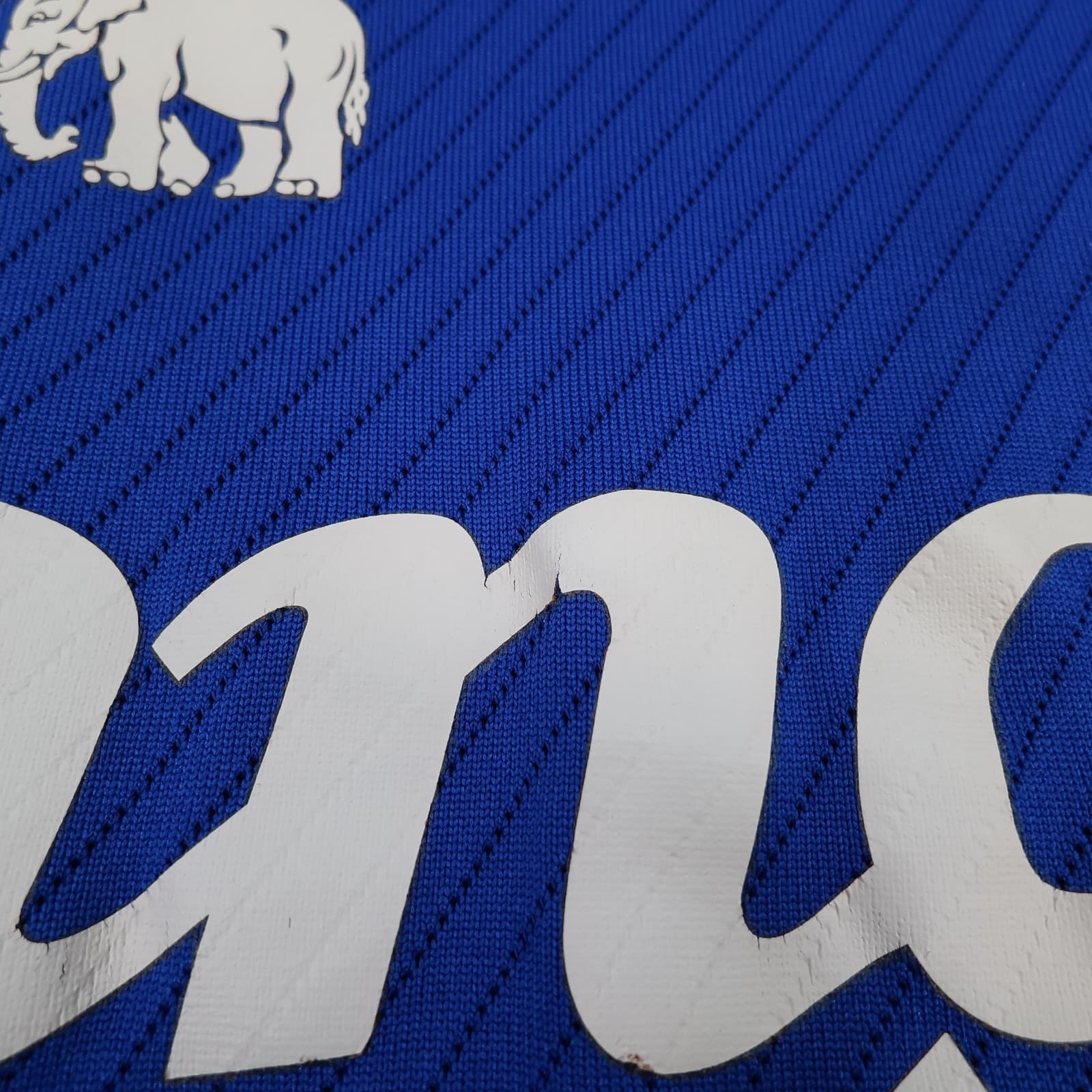 Everton Shirt Mens Large Blue Home Kit EPL 2008 2009 Umbro Chang Soccer Jersey photo 8