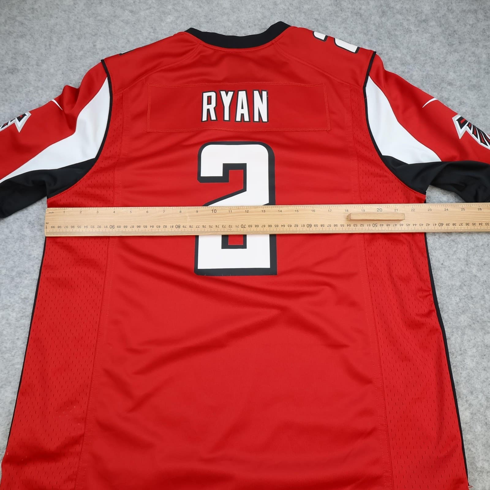 Atlanta Falcons Shirt Mens Large Red NFL American Football Nike Ryan 2 Jersey photo 13