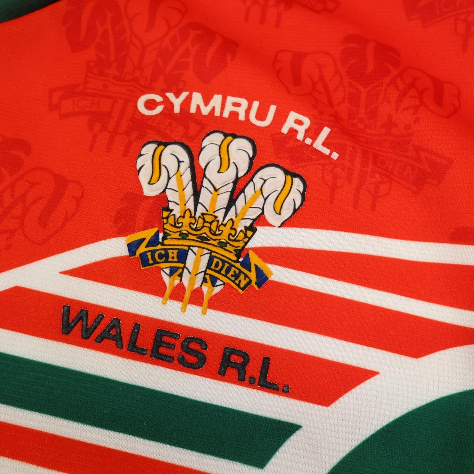 Vintage Wales Rugby League Shirt Mens XL Red Puma 1995 John Smith's Jersey photo 5