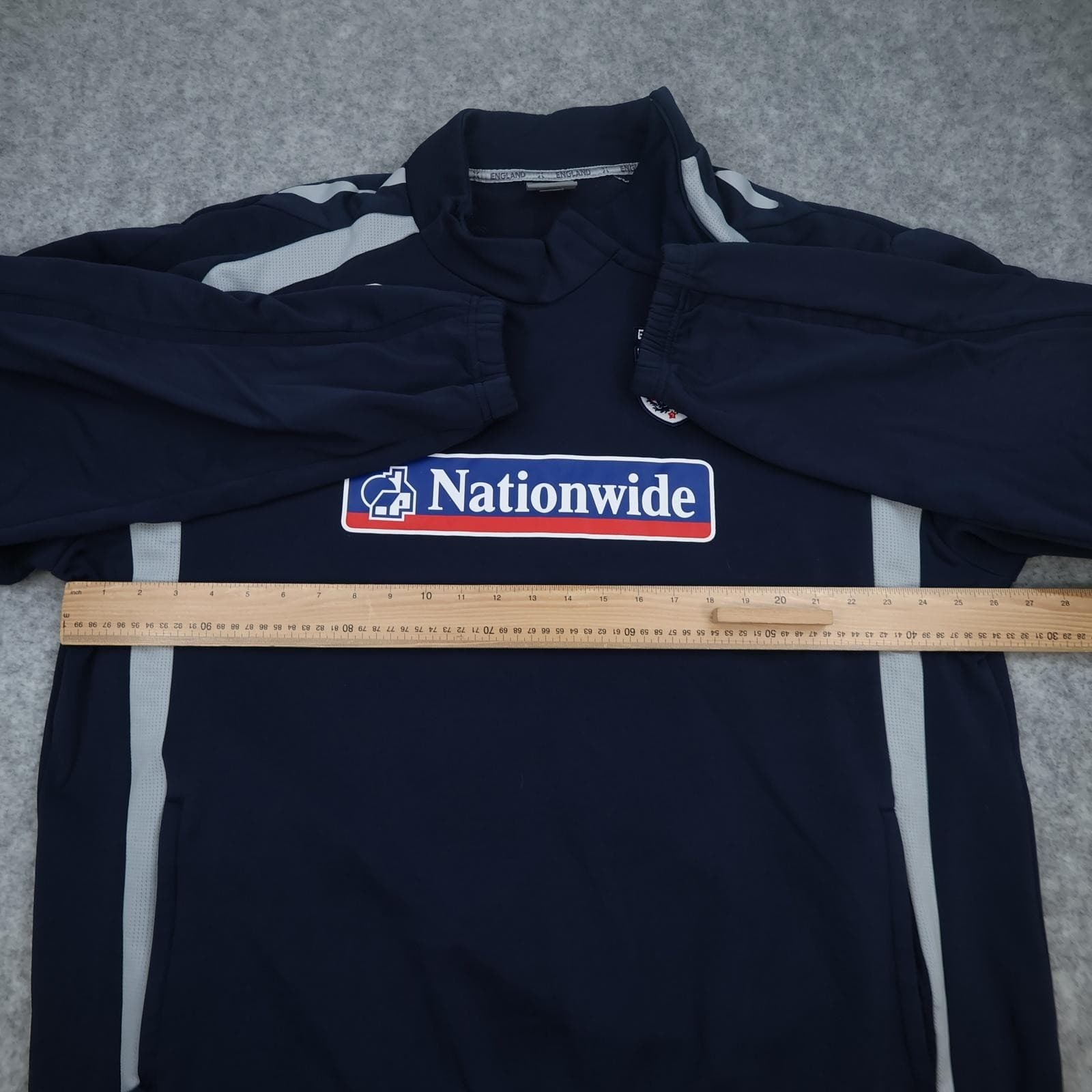 England Training Drill Top Mens 3XL Blue Long Sleeve 2007 2009 Umbro photo 9