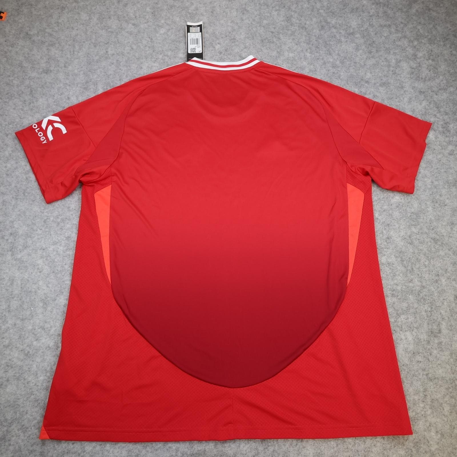 Manchester United Shirt Mens 2XL Red 2024 2025 Adidas Snapdragon DXC Jersey photo 2