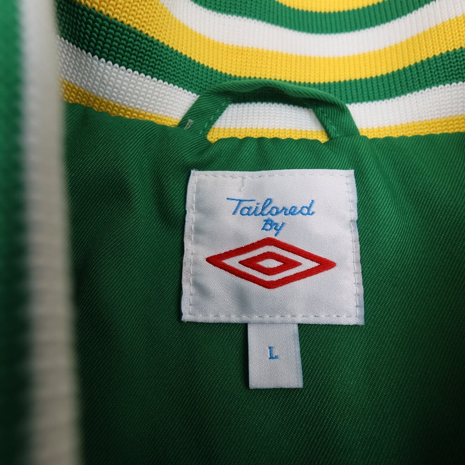 New York Cosmos Jacket Mens Large Green 2011 2012 Umbro Woven Anthem photo 5