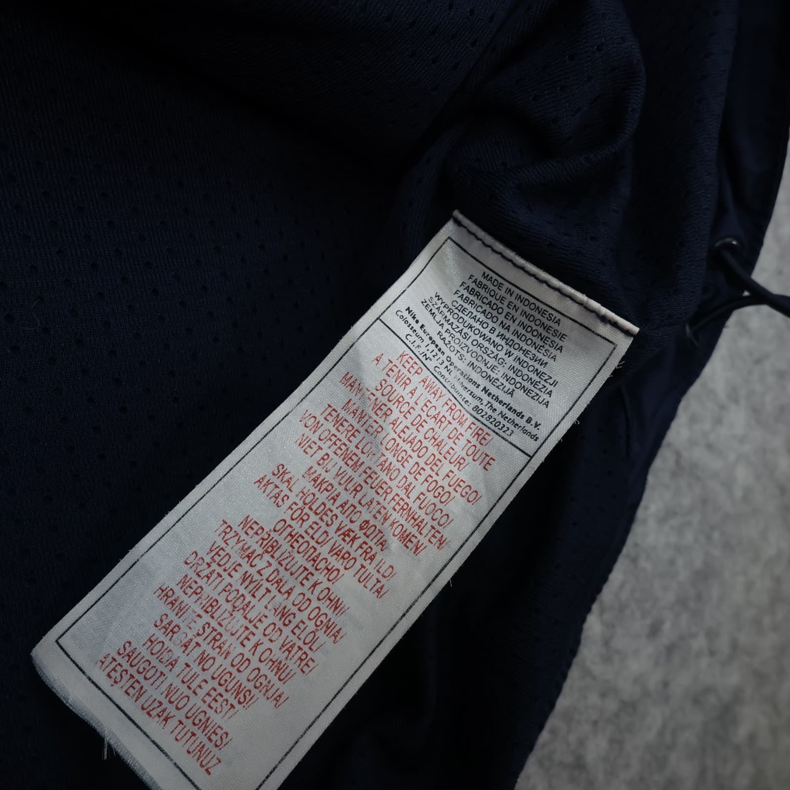 Vintage Arsenal Football Jacket Large Blue Training Jacket Nike 2003 2004 photo 9