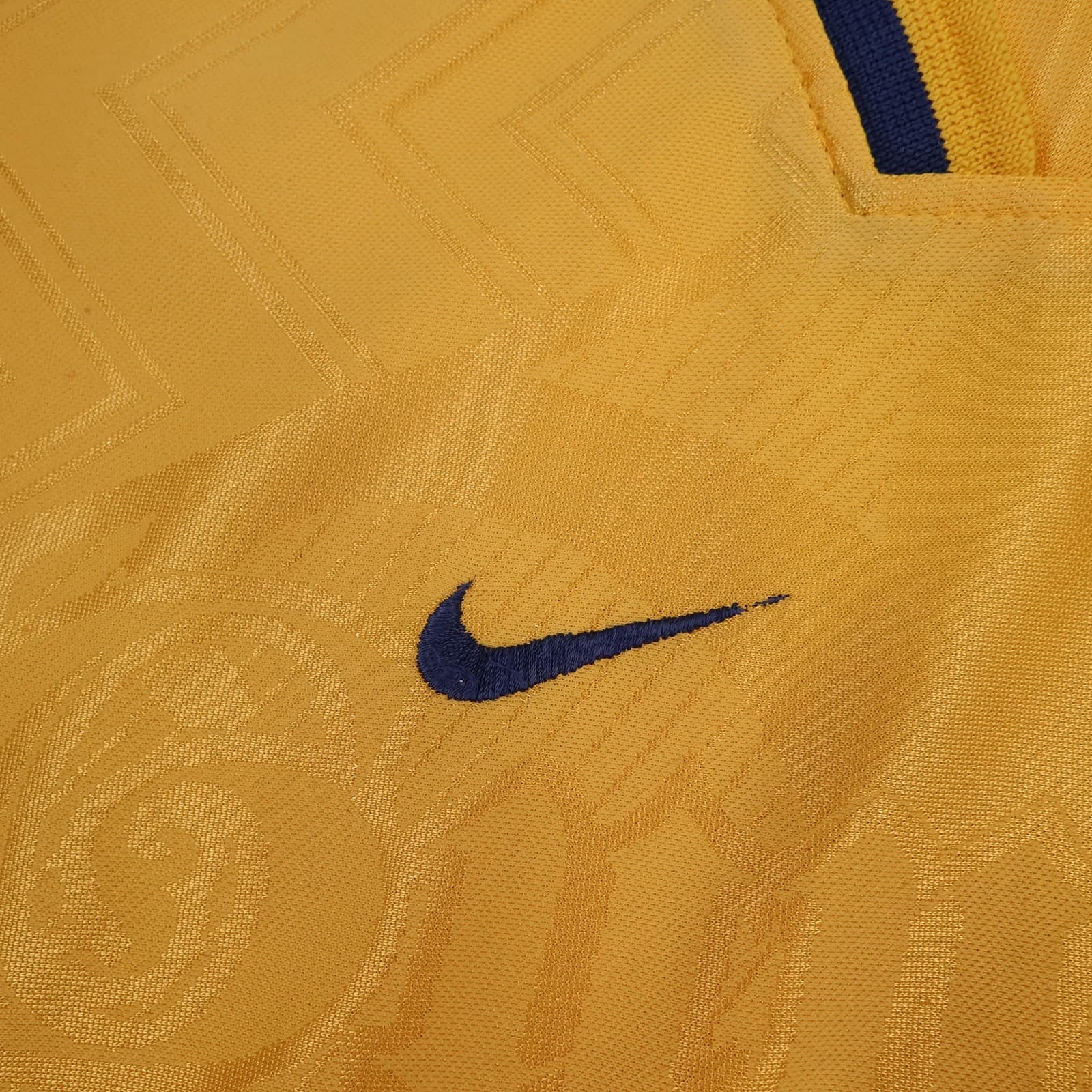 Vintage Arsenal Shirt XL Boys Yellow Away 1996 1997 Football Nike JVC Jersey photo 6