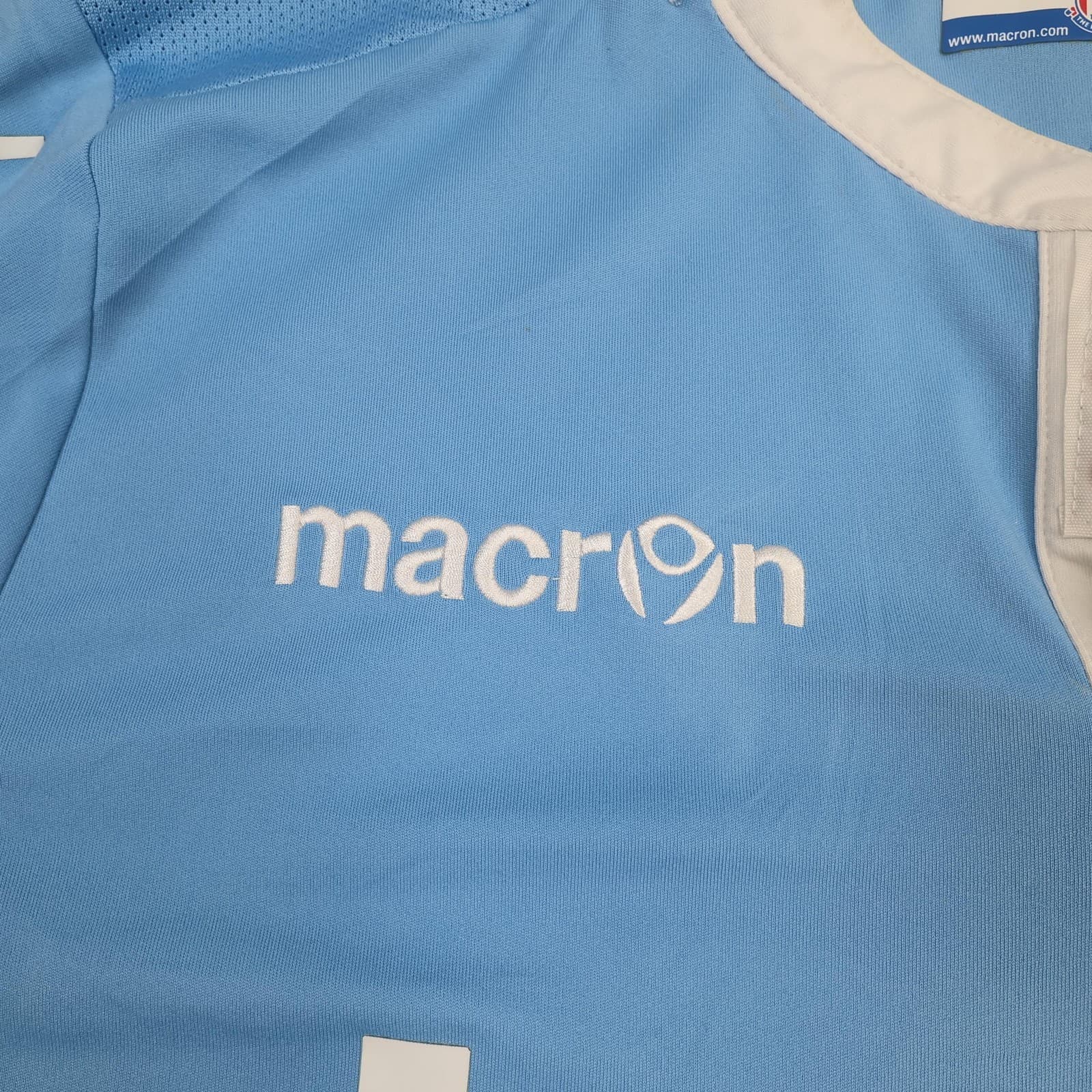 Stoke City Away Shirt 2XL Blue 2017 2018 EPL Soccer Macron Shaqiri 22 Jersey photo 8