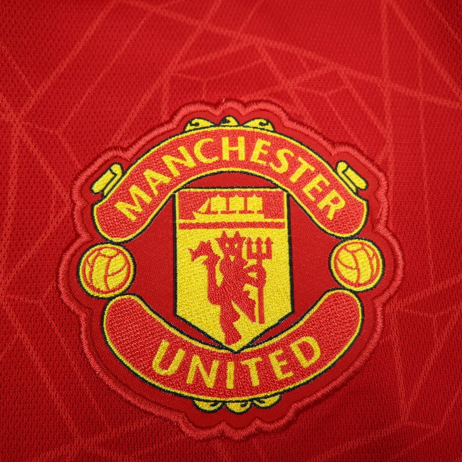 Manchester United Shirt Mens Small Red Home 2023 2024 Football Adidas TeamViewer photo 3