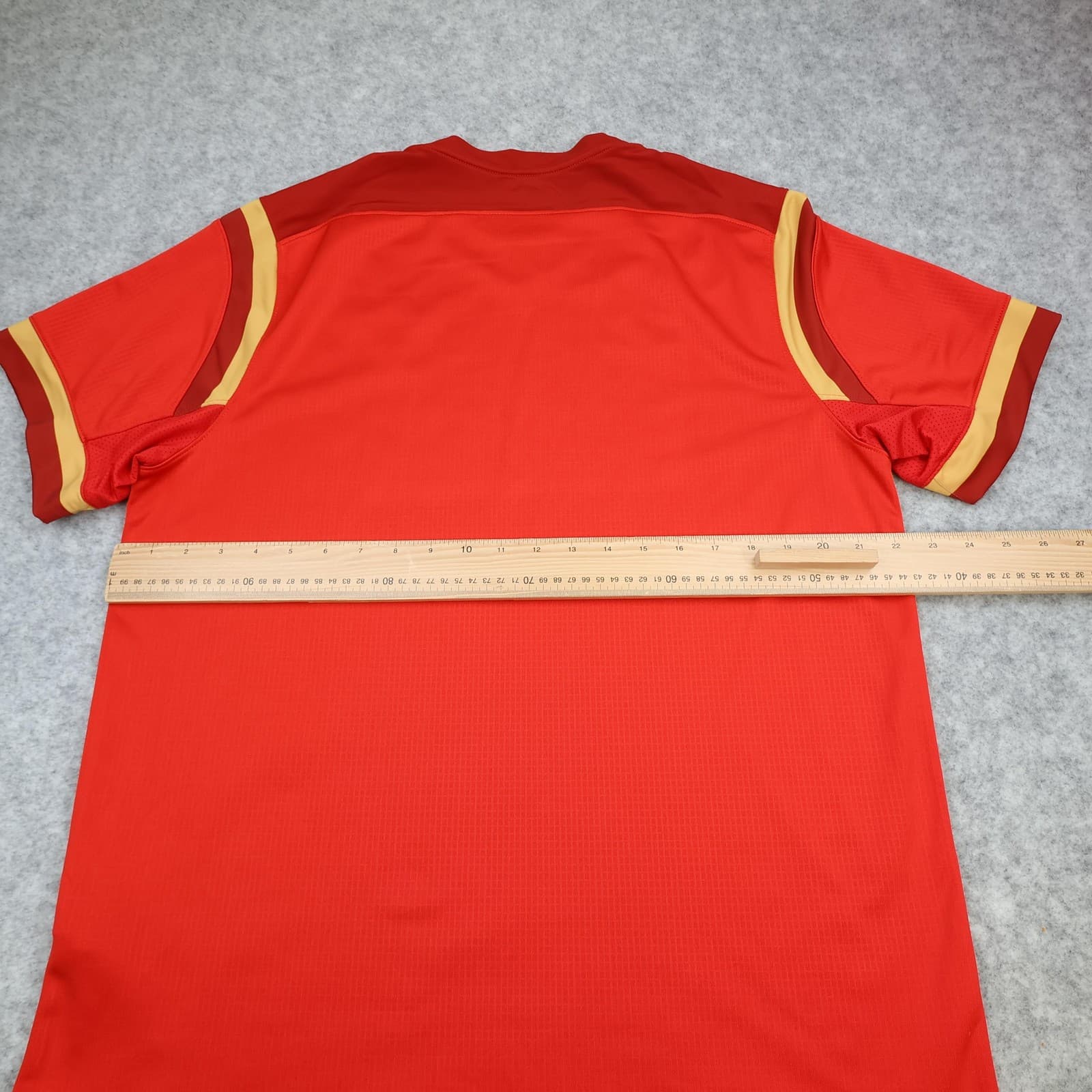 Wales Rugby Shirt Mens Large Red Rugby Union Under Armour Admiral 2016 Jersey photo 8