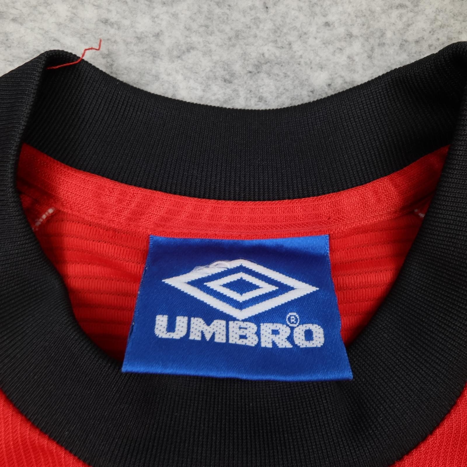 Vintage Ajax Shirt Mens XL Red Training 1998 1999 Umbro ABN AMRO 90s Jersey photo 8