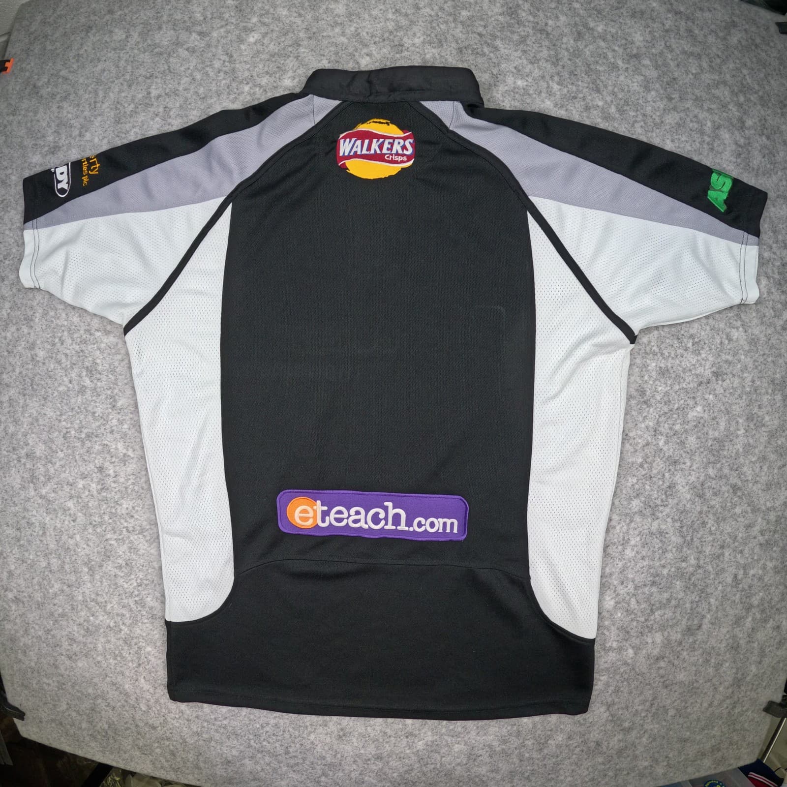 Ospreys Rugby Shirt Medium Black Home 2005-06 KooGa Rugby Union photo 2