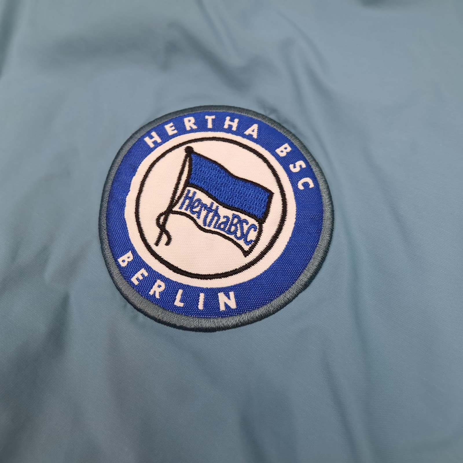 Hertha BSC Berlin Jacket Mens Medium Blue Windbreaker 2000s Nike Team Training photo 5