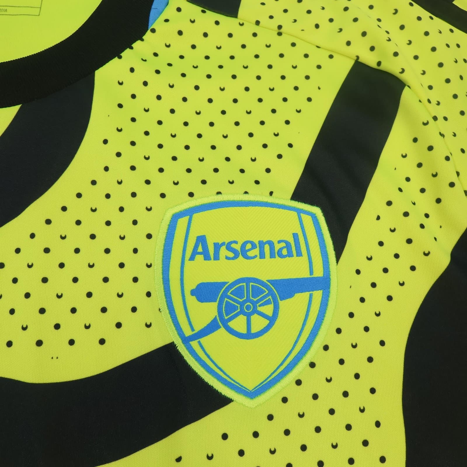 Arsenal Away Shirt Mens Large Yellow 2023 2024 Football Adidas Soccer Jersey photo 4