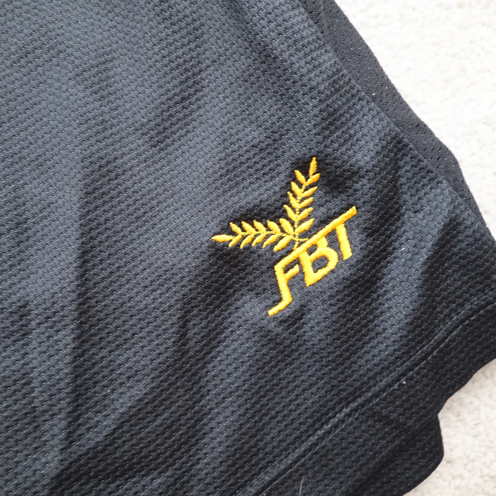 Livingston Football Shorts 2XL Black FBT Mens Adults Stretchy photo 4