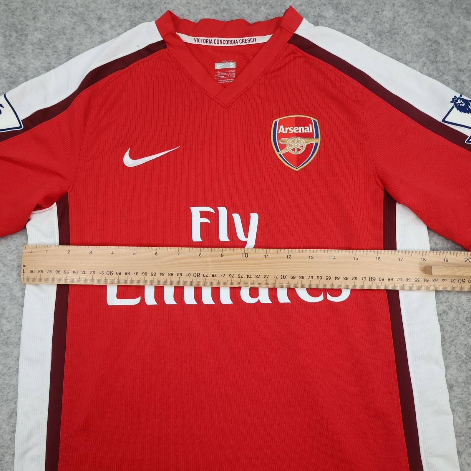 Arsenal Shirt Mens Small Red Home 2008 2010 EPL Nike Soccer Jersey Rosicky 7 photo 16