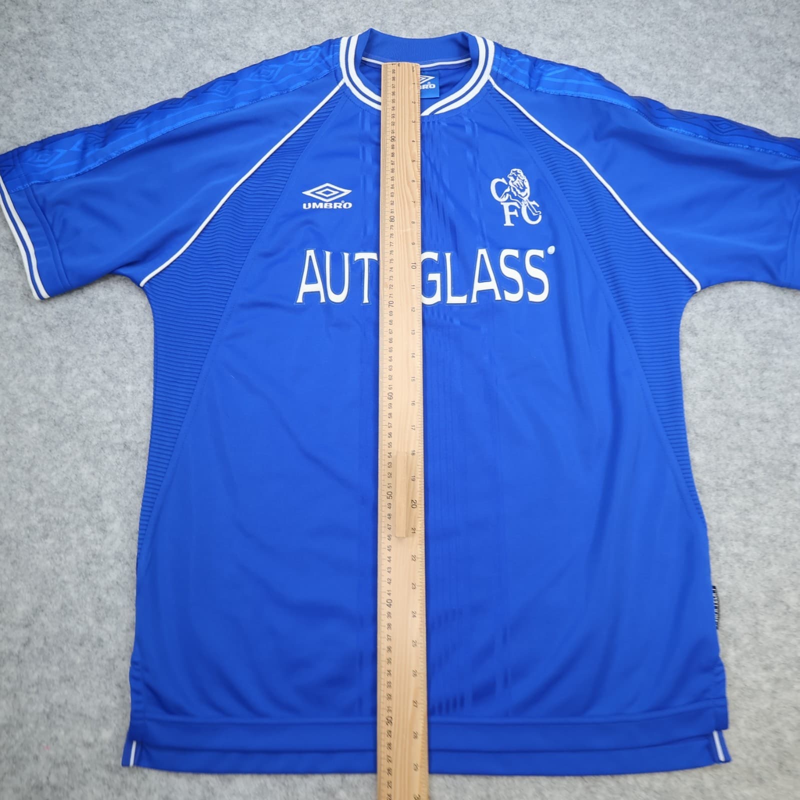 Vintage Chelsea Shirt Large Blue Home Kit 1998 2001 Umbro Soccer Jersey photo 13