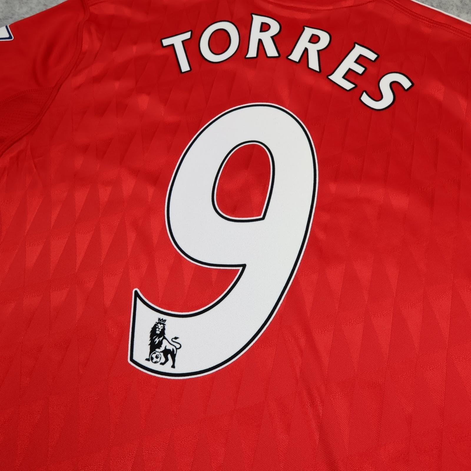 Liverpool Shirt Mens Large Red Home 2010 2012 Football Adidas Jersey Torres 9 photo 11