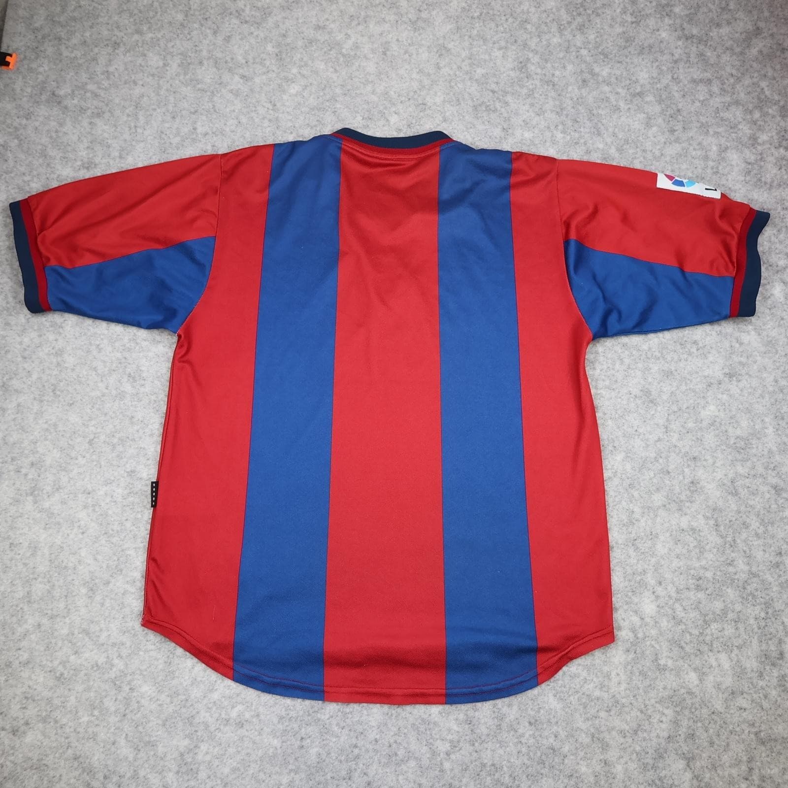 Vintage Barcelona Shirt Mens Medium Red Blue Home Football Nike 1998 1999 photo 2