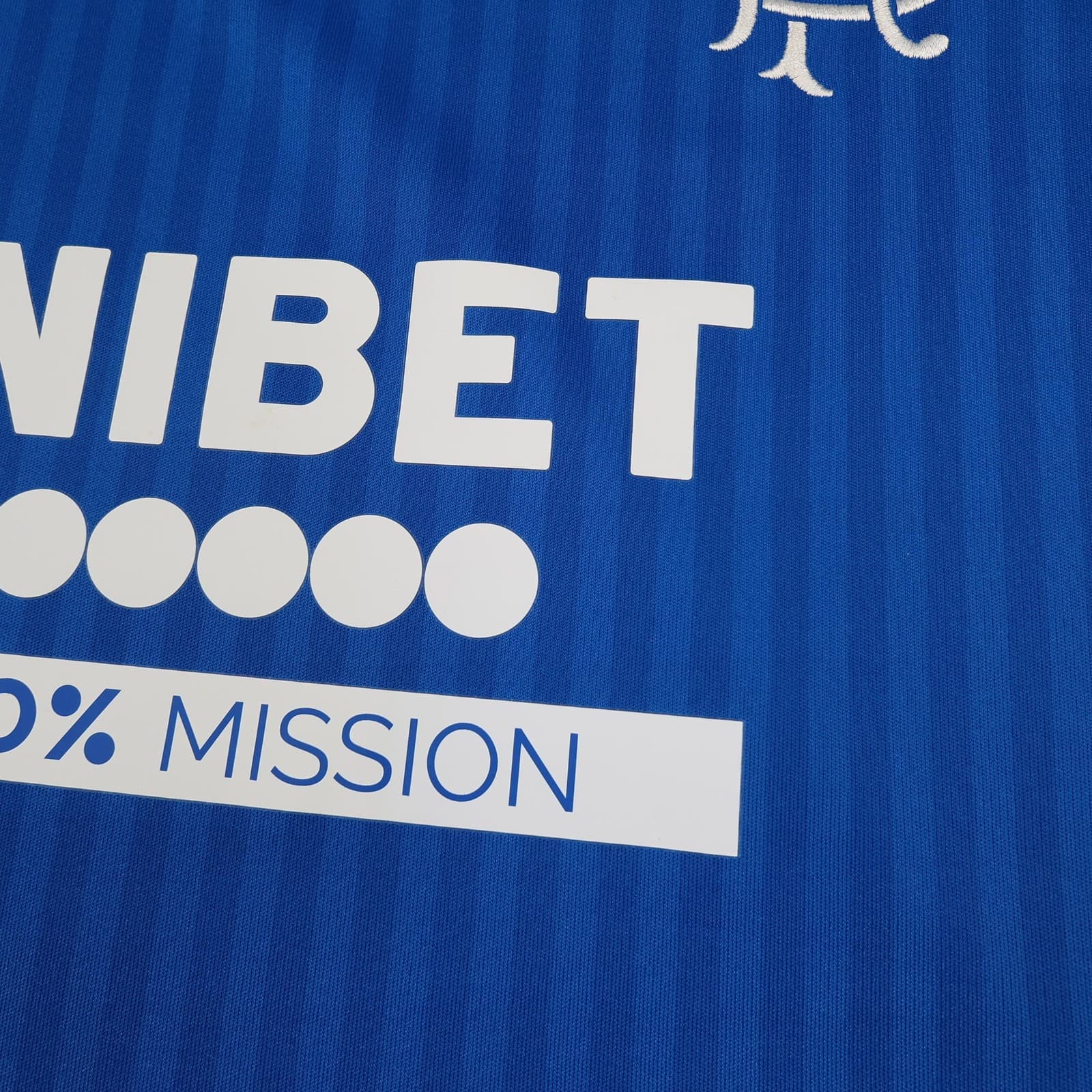 Rangers Shirt Mens XL Blue Home SPFL 2023 2024 Castore Unibet Soccer Jersey photo 5