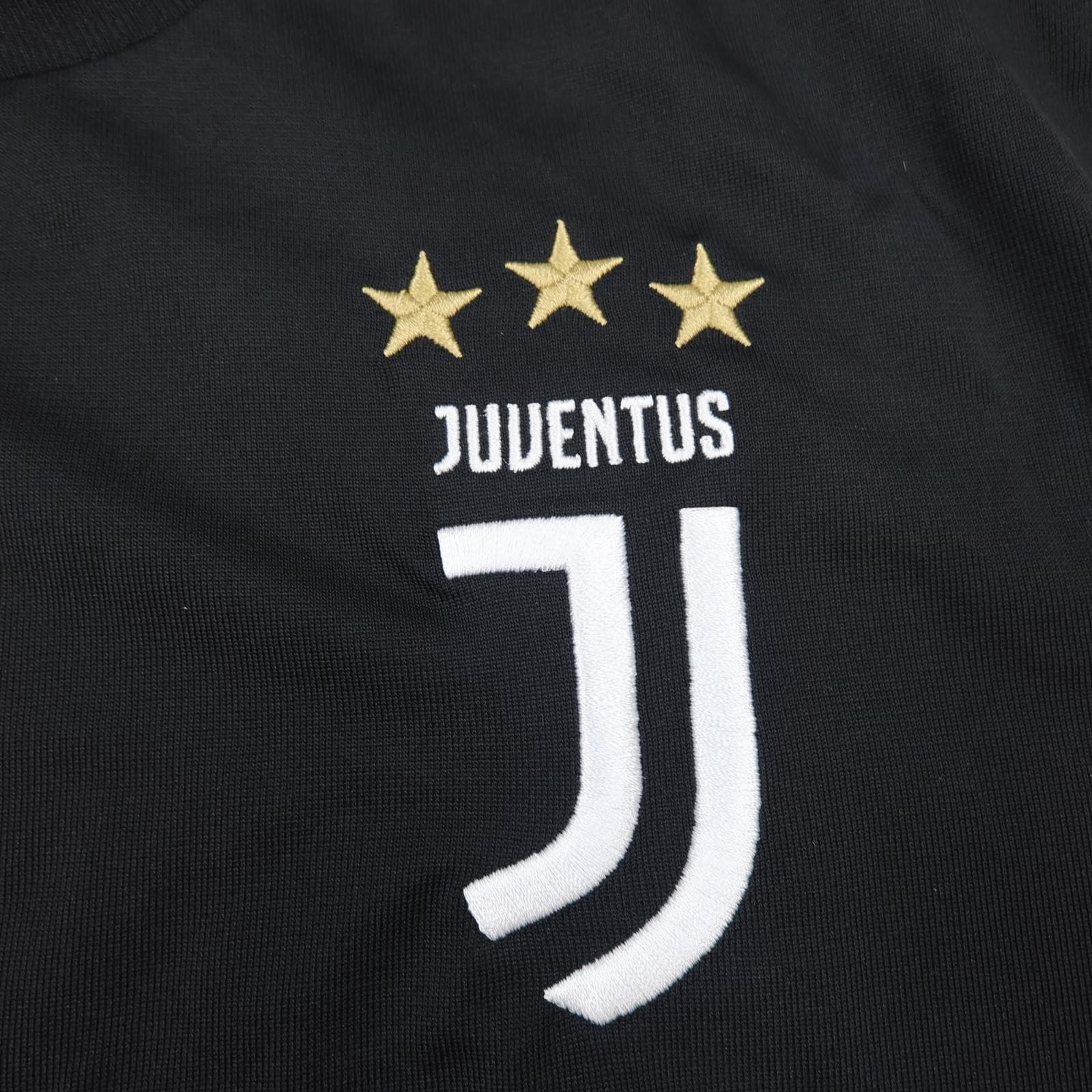 Juventus Shirt Mens Large Black White Home 2019 2020 Football Adidas Jeep photo 4