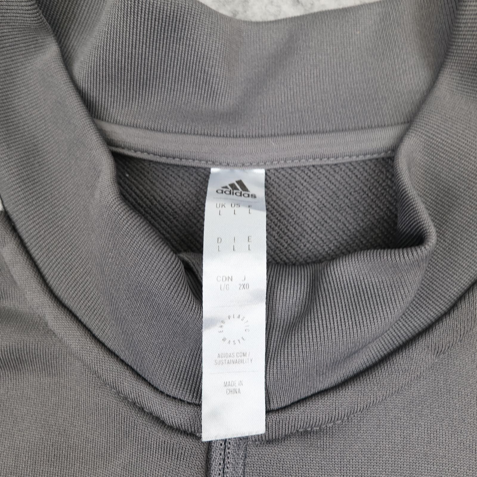 Celtic Training Top Mens Large Grey SPFL Football Adidas Aeroready 1/4 Zip 22 23 photo 4