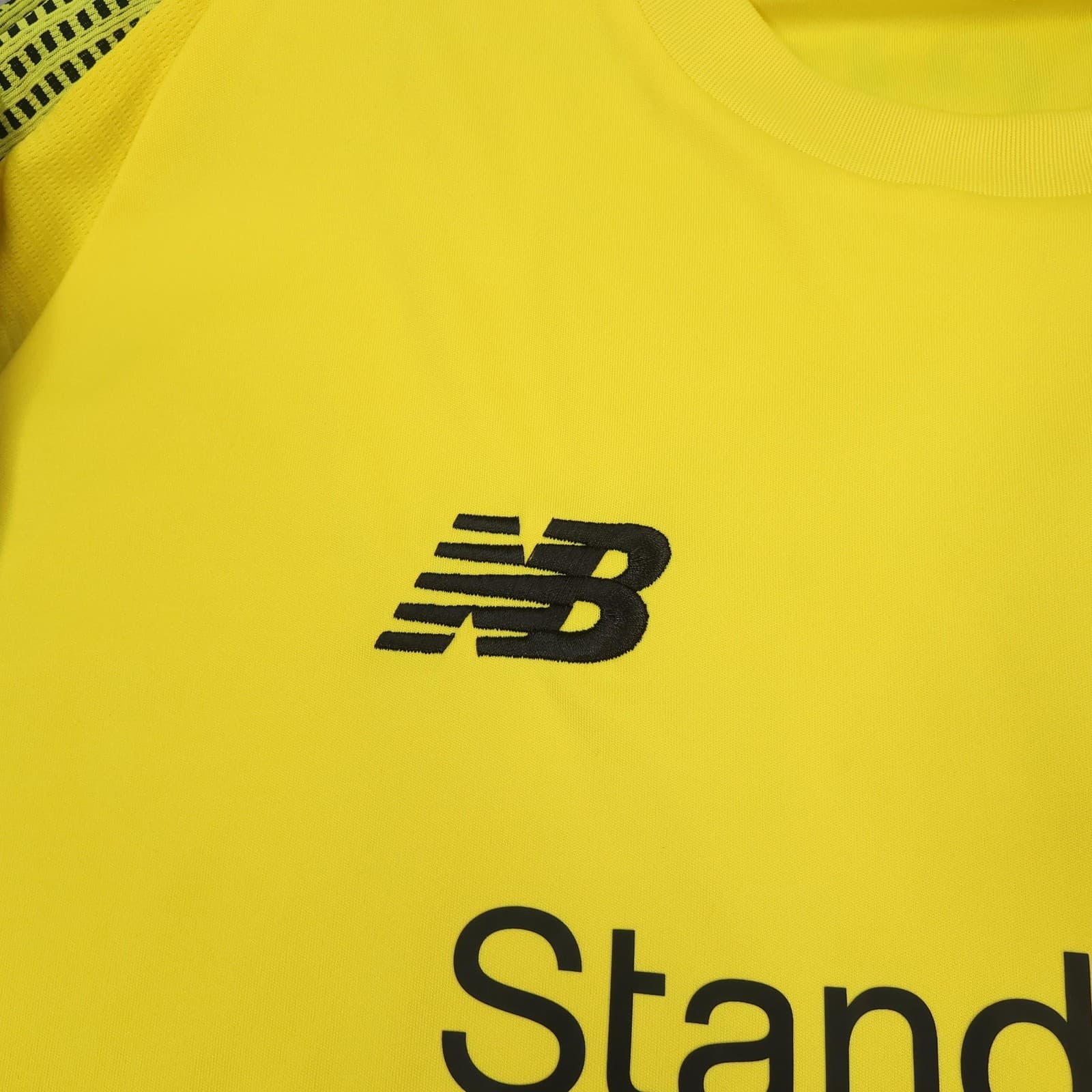 Liverpool Goalkeeper Shirt Mens XL Yellow 2018 2019 New Balance Becker 13 Jersey photo 7