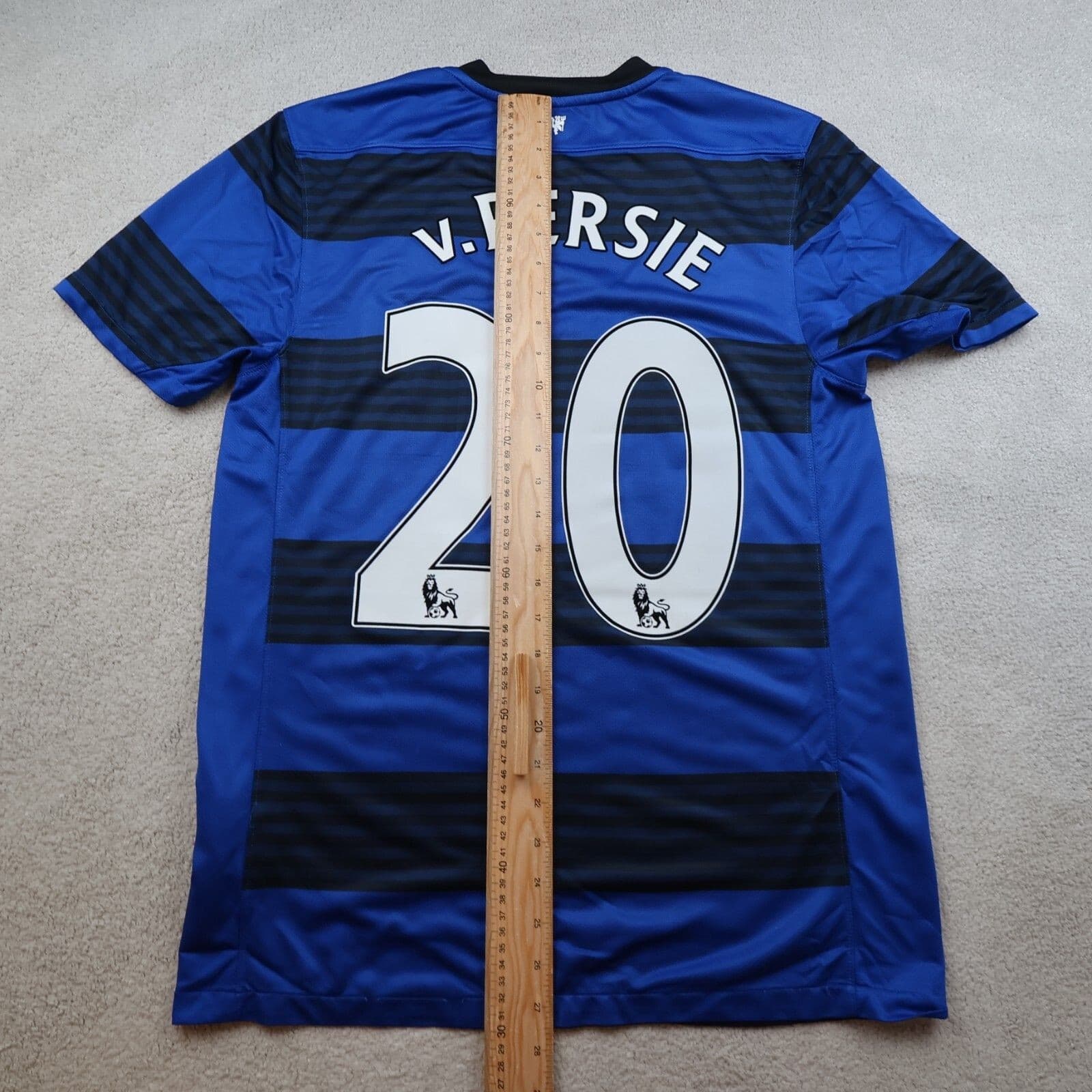 Manchester United Shirt Medium Away Blue Home Kit 2011 2012 Jersey Van Persie photo 14