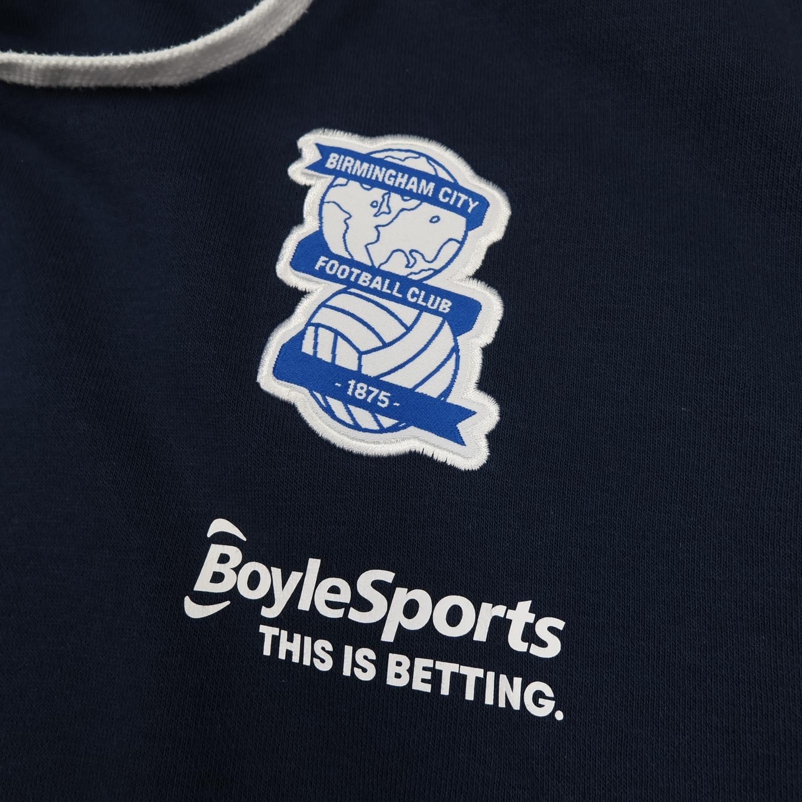 Birmingham City Hoodie Mens Medium Navy Football Nike BoyleSports 2022 2023 photo 3