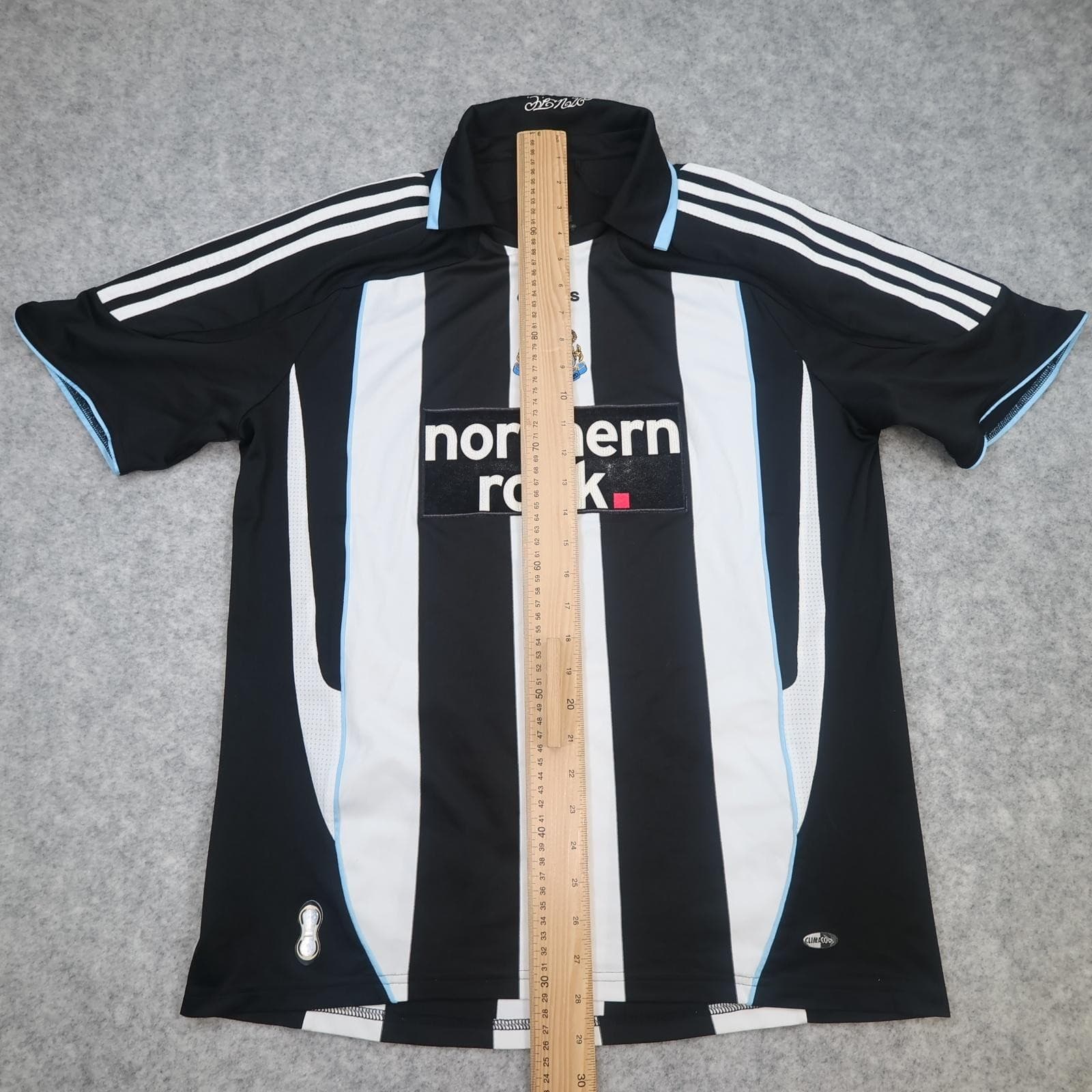 Newcastle United Shirt Mens Medium Black Home 2007 2009 Adidas Northern Rock photo 11