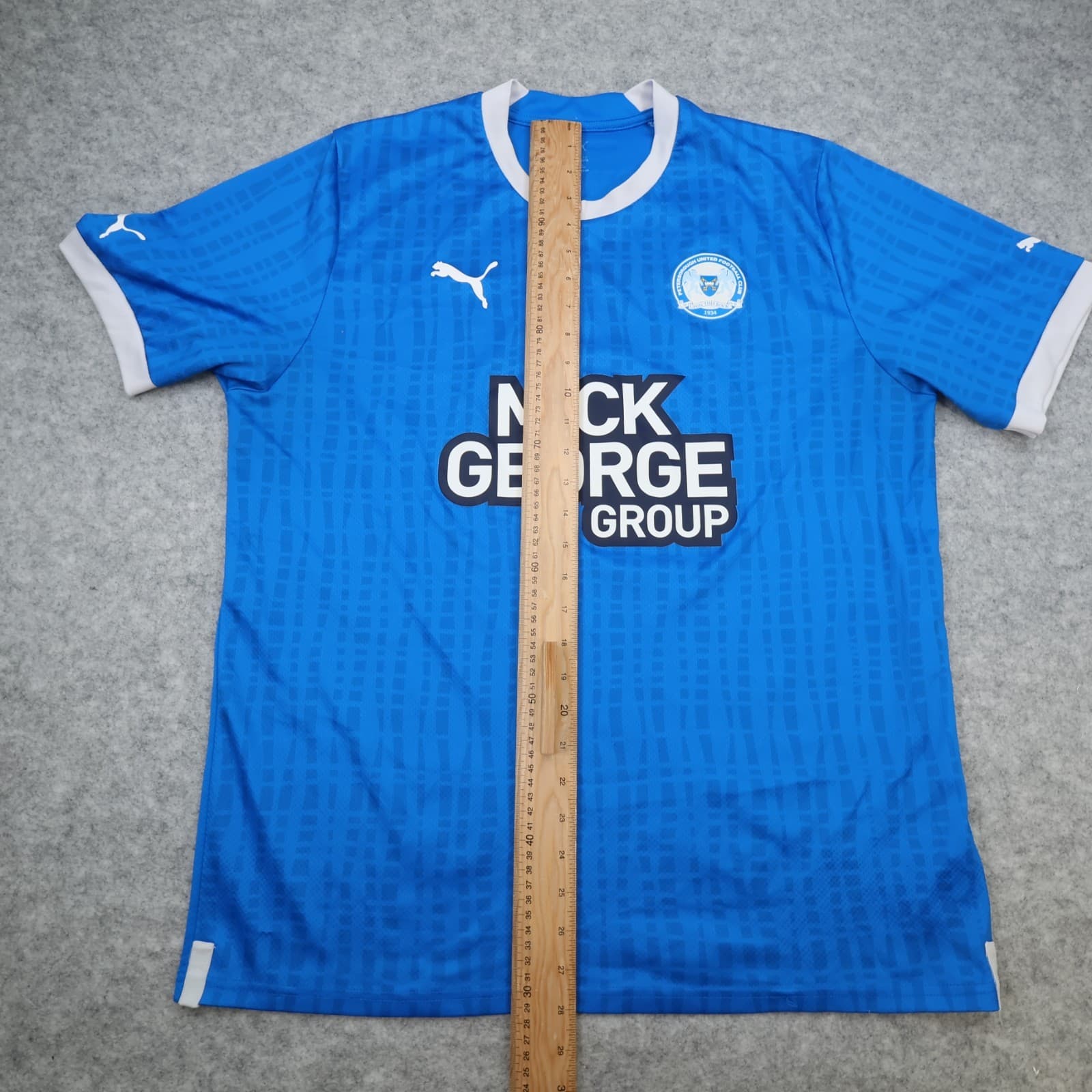 Peterborough United Shirt Extra Large Blue Home Kit 2022 2023 Puma Jersey XL photo 12