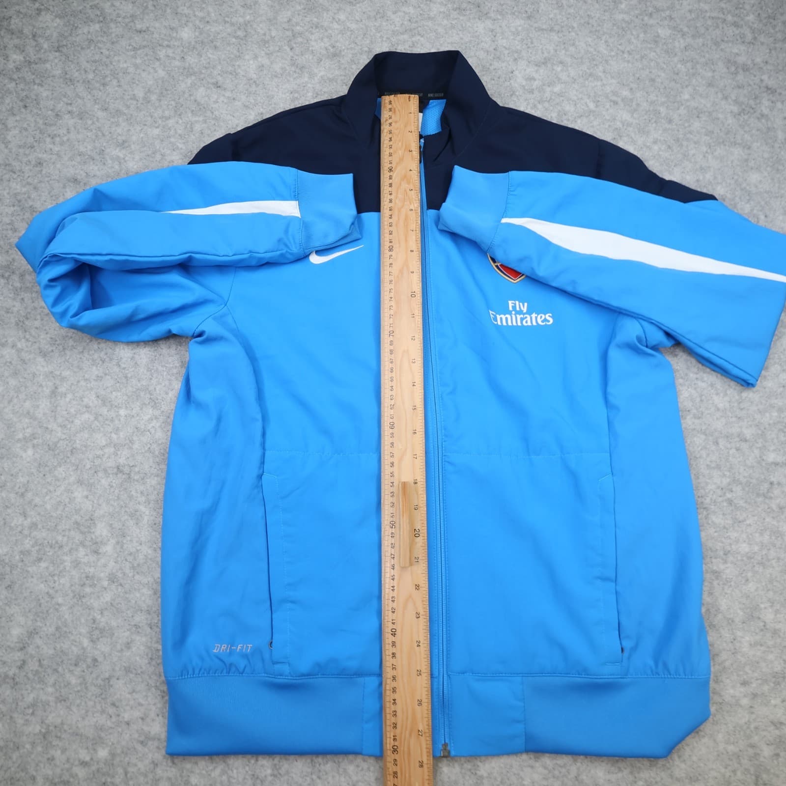 Arsenal Football Jacket Medium Blue Training Tracksuit Jacket Nike 2010 2011 photo 10