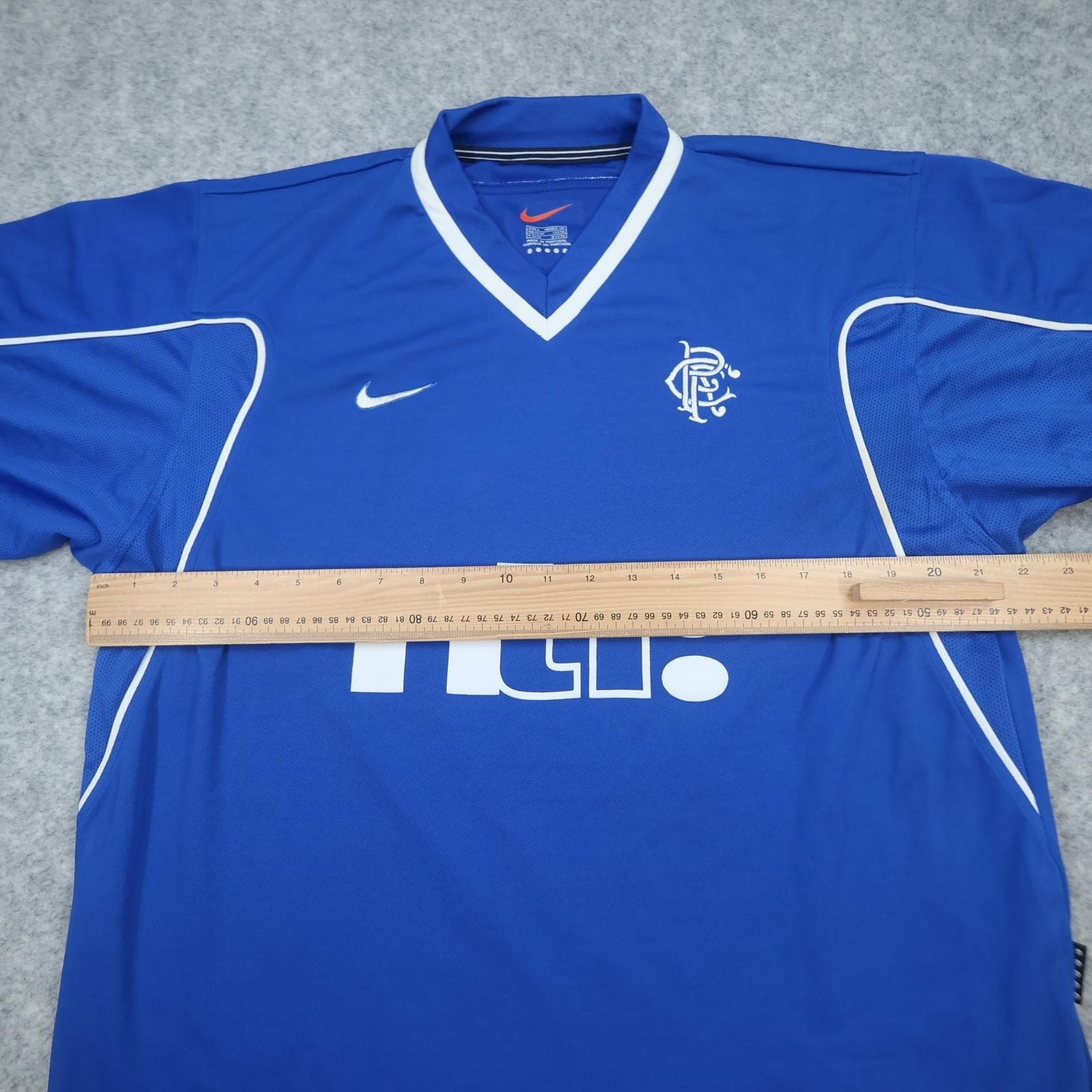 Vintage Rangers Shirt Mens Large Blue Home 1999 2000 Soccer Nike Ntl Jersey photo 10