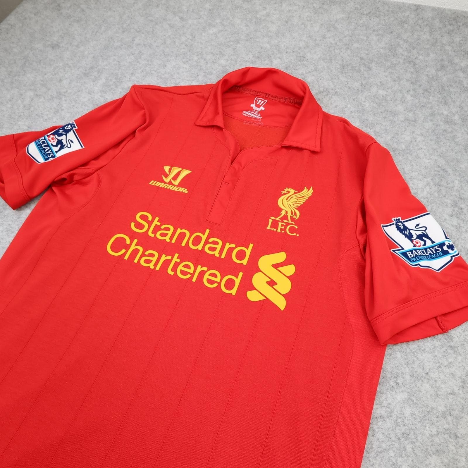 Liverpool Shirt Mens Medium Red Home 2012 2013 Football Warrior Suarez 7 Jersey photo 7