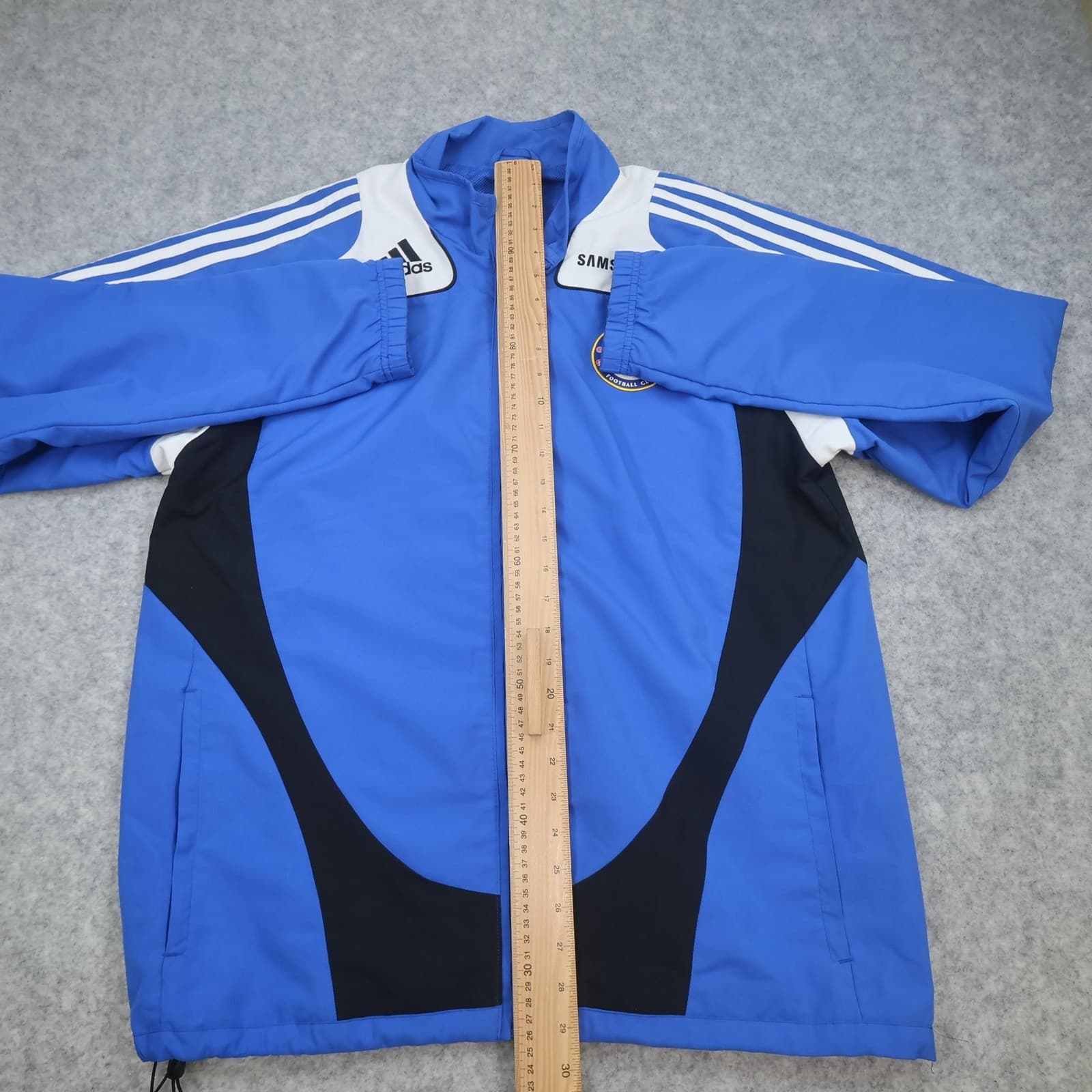 Chelsea FC Jacket Mens Extra Large Football Adidas Samsung Training 2008 2009 photo 10