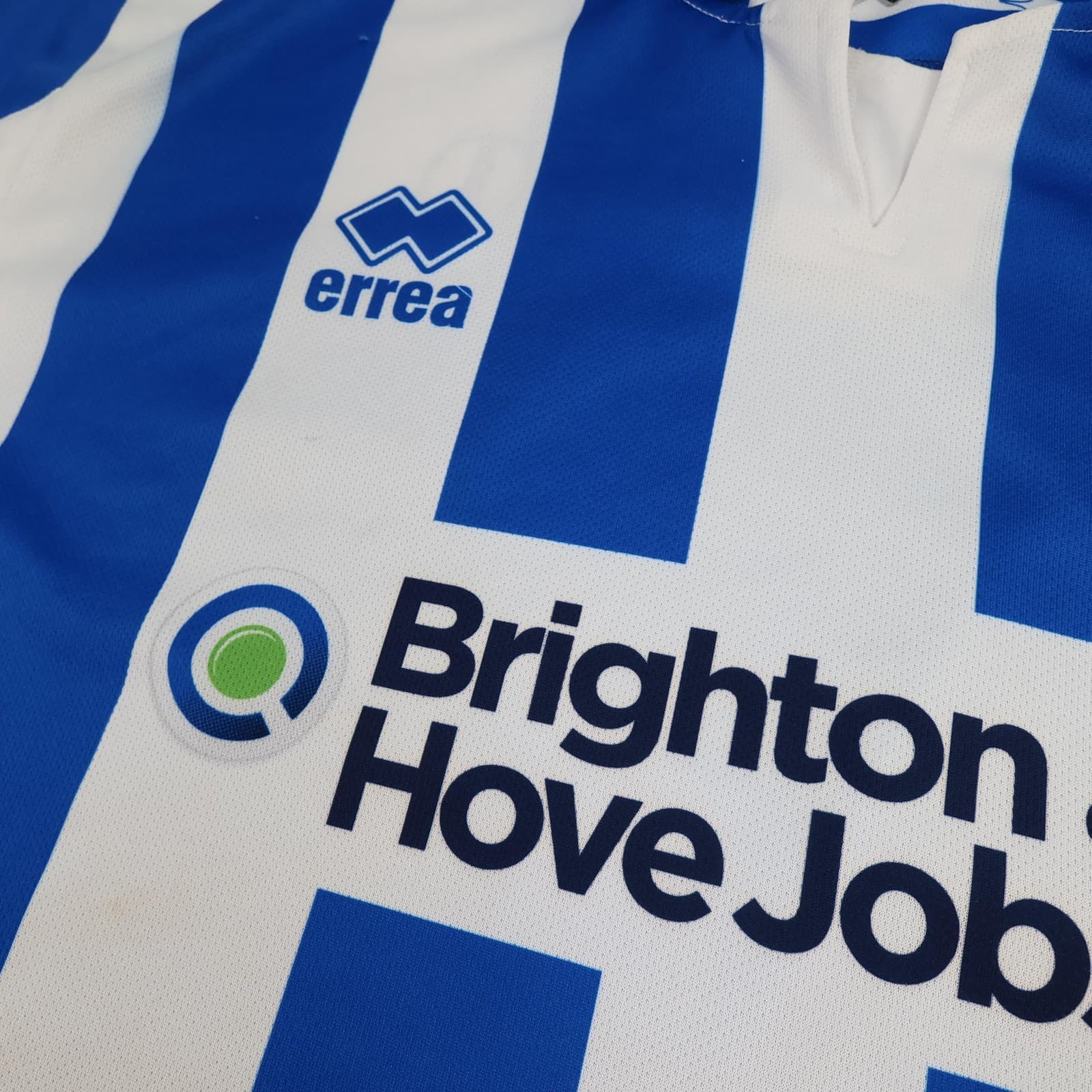 Brighton & Hove Albion Shirt Mens 2XL Blue Home 2011 2013 Football Errea Jersey photo 4
