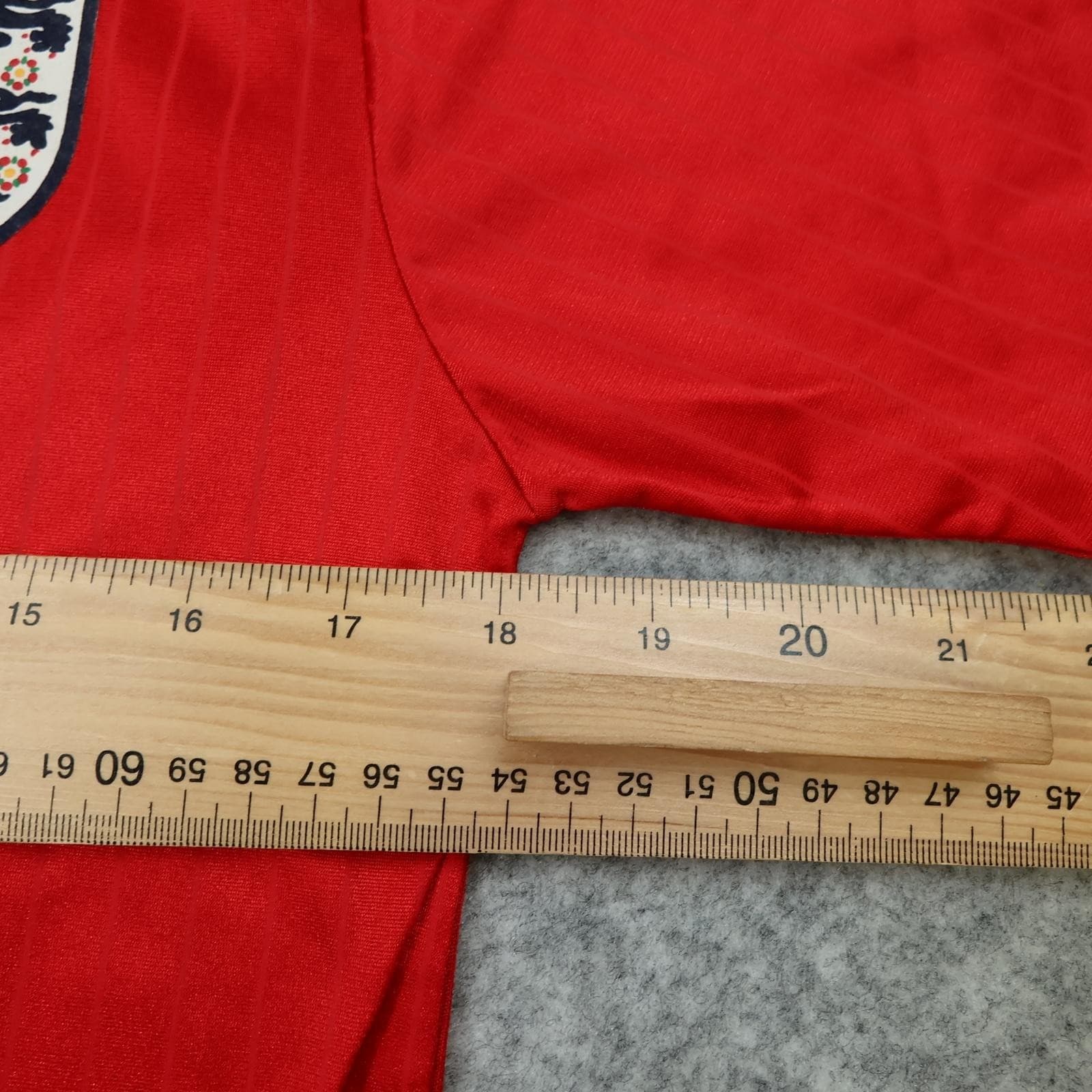 Vintage England Away Shirt Mens Medium Red 1984 1987 Umbro Made In England photo 9