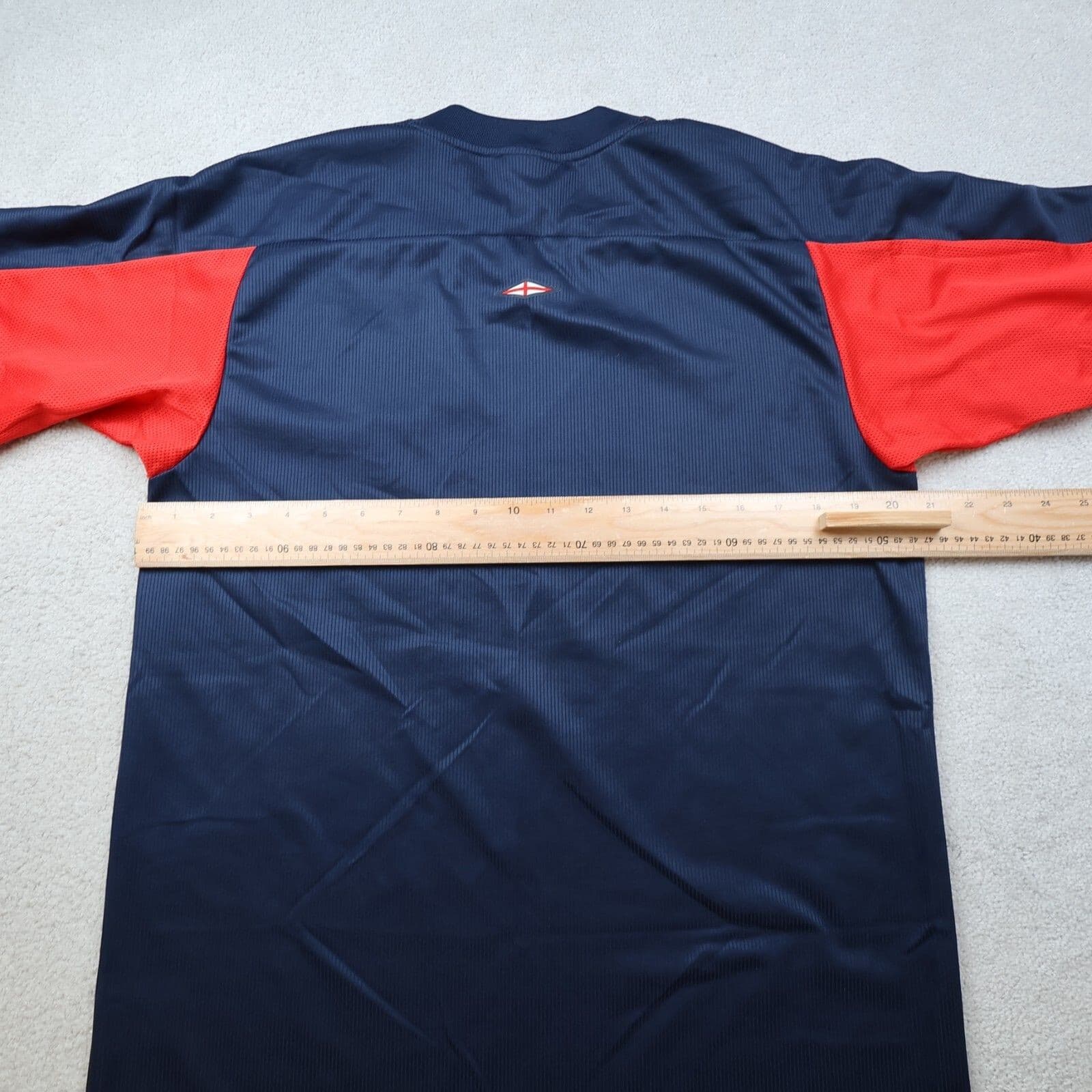 Vintage England Football Shirt Medium Navy Training Kit Umbro 2005 2006 photo 5