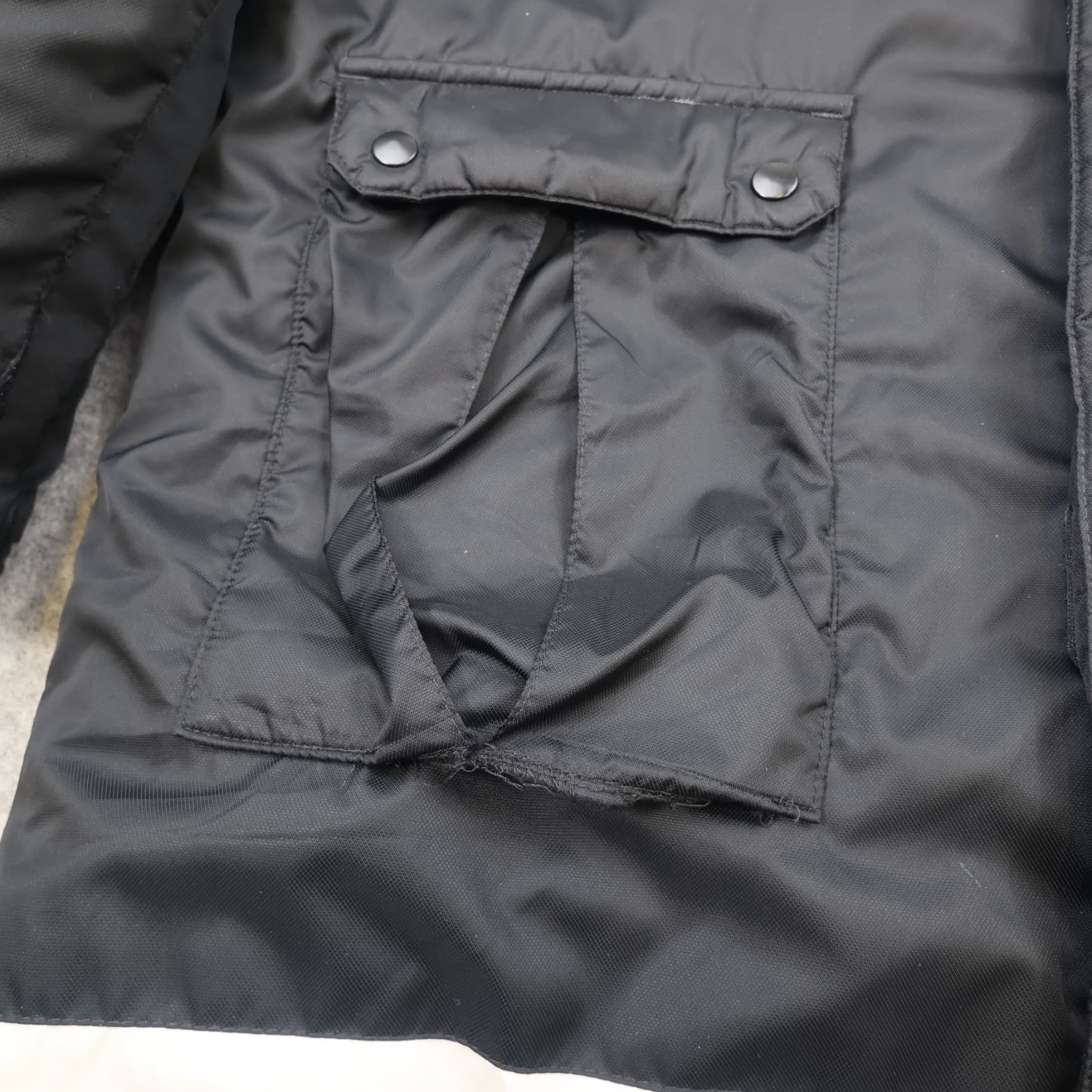 Ipswich Football Jacket Large Black Winter Adidas Long Bench Coat Pockets photo 7